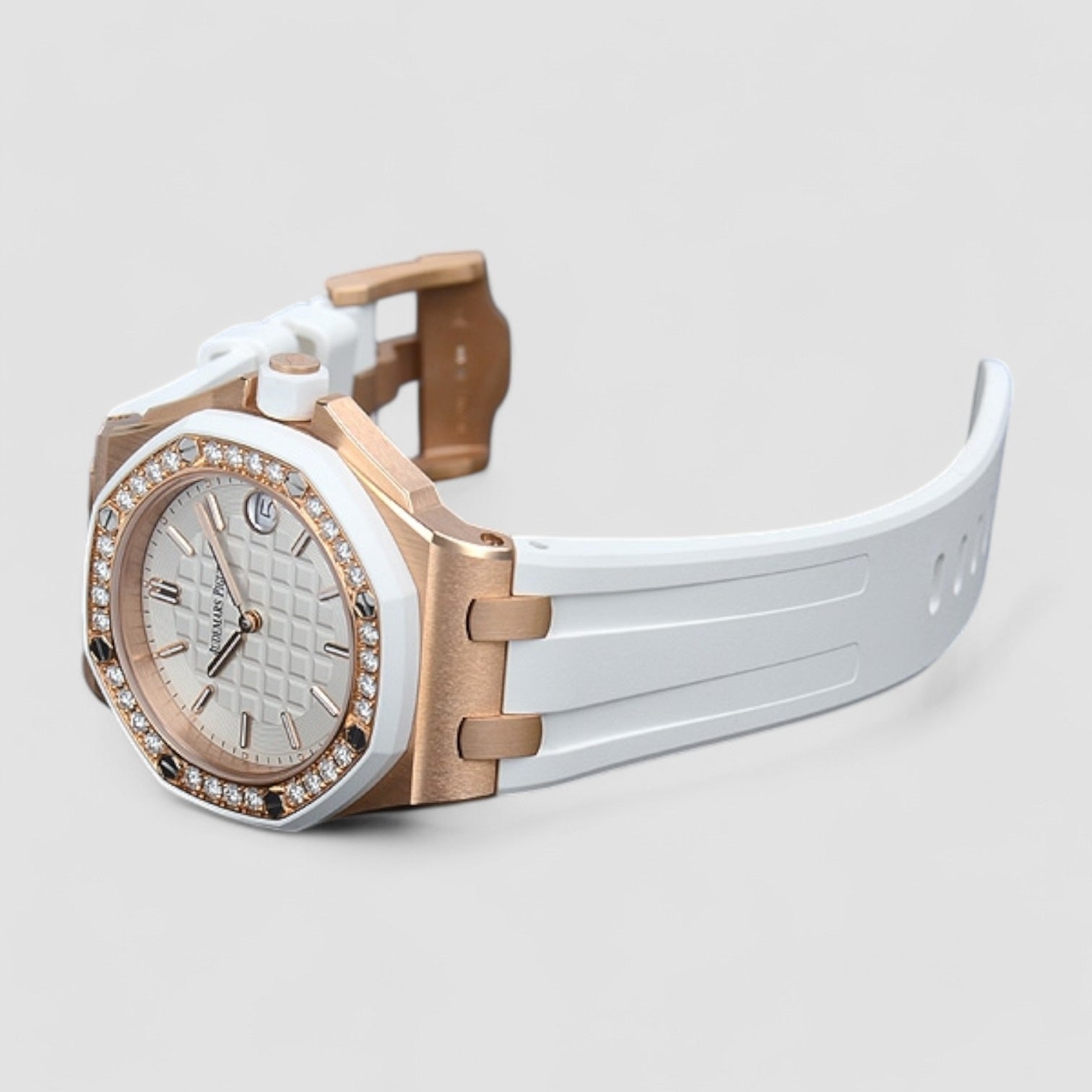 Royal Oak Offshore Diamonds White Dial Women's Watch