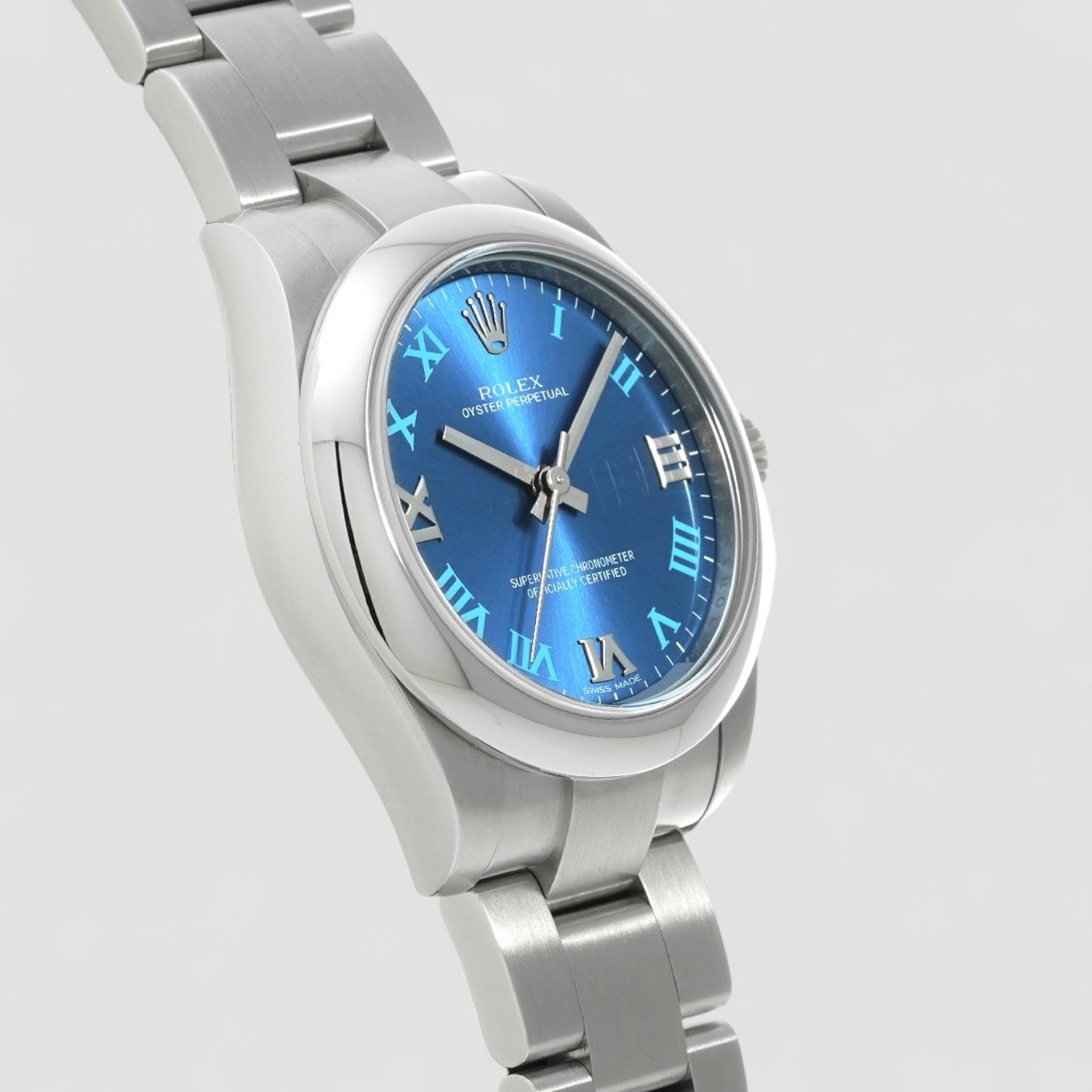 Oyster Perpetual Blue Roman Dial
