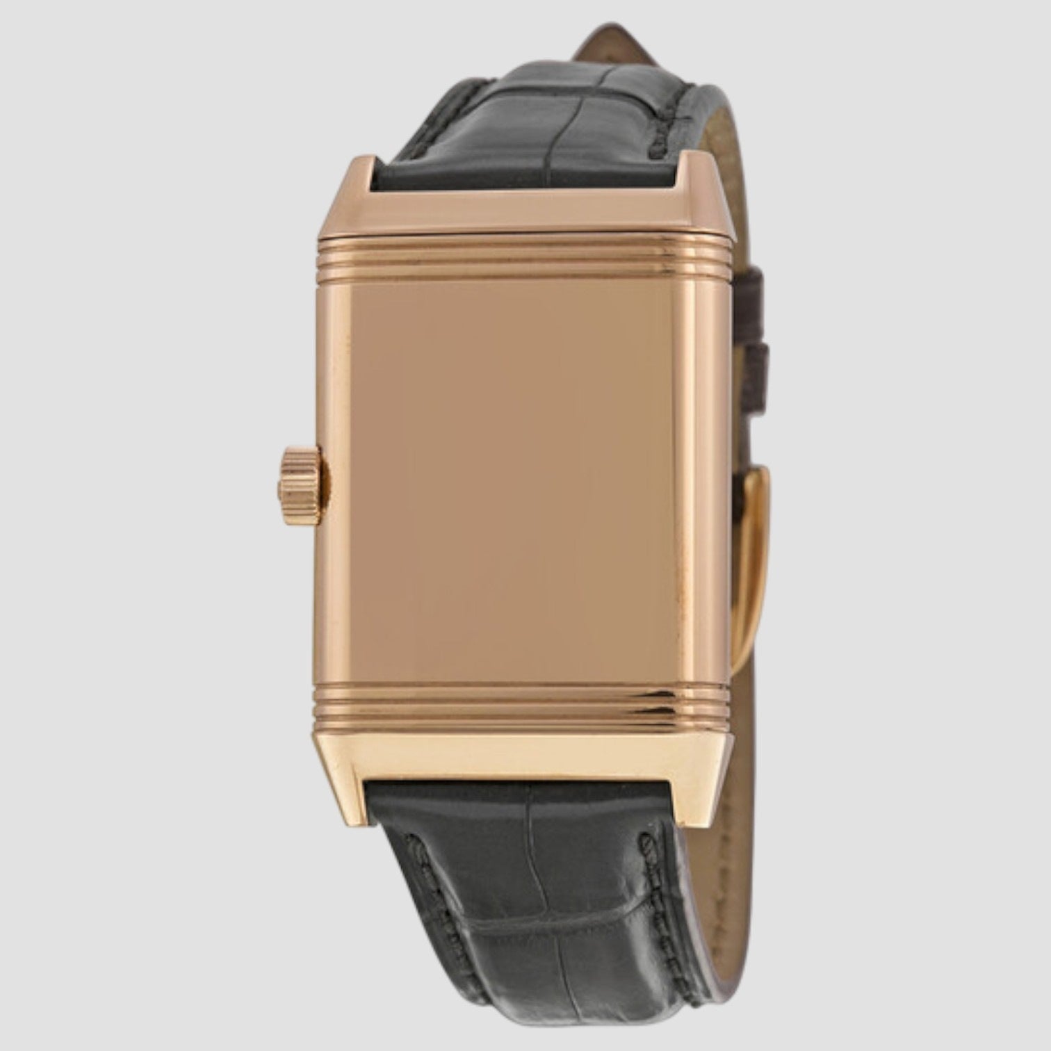 Reverso Grande Taille Silver guilloche Dial Men's Watch