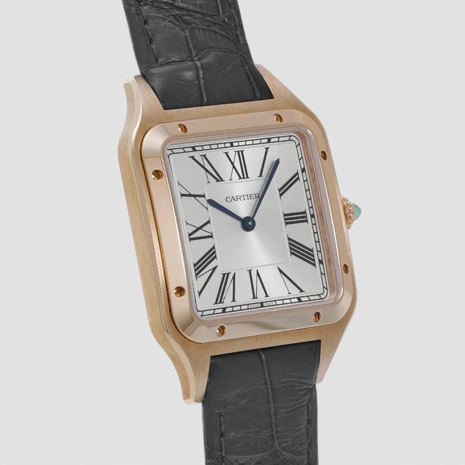 Santos Dumont XL Rose Gold Manual Wind