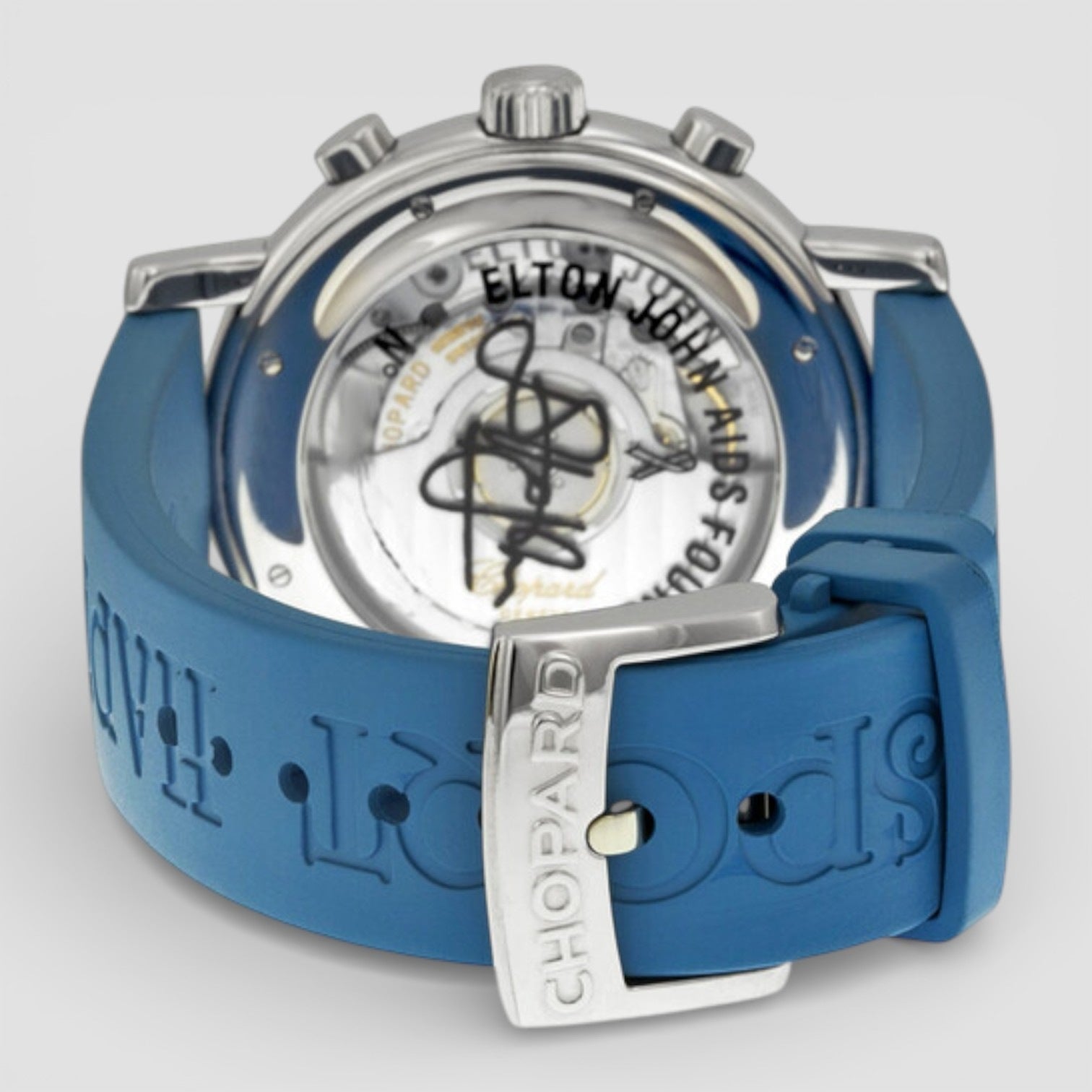 Mille Miglia Elton John Diamond Chronograph Automatic Blue