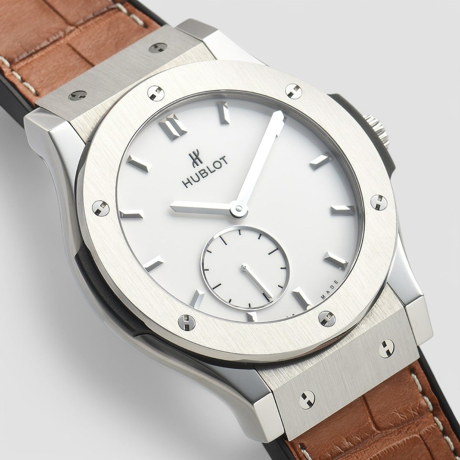 Classic Fusion Ultra-Thin White Index Dial 42mm