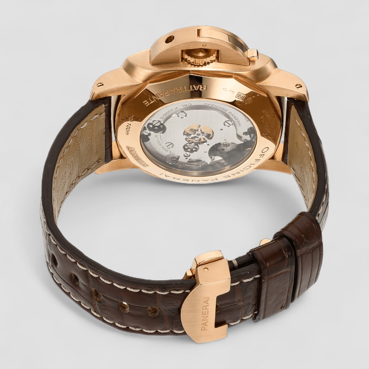Luminor 1950 Rattrapante 8 Days Rose Gold Manual 47mm