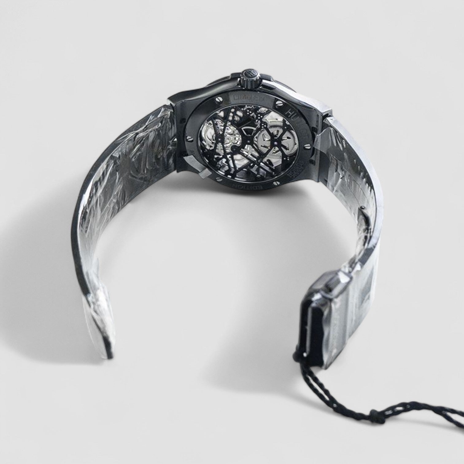 Classic Fusion Hand Wind Skeleton Dial Ceramic Men's Watch