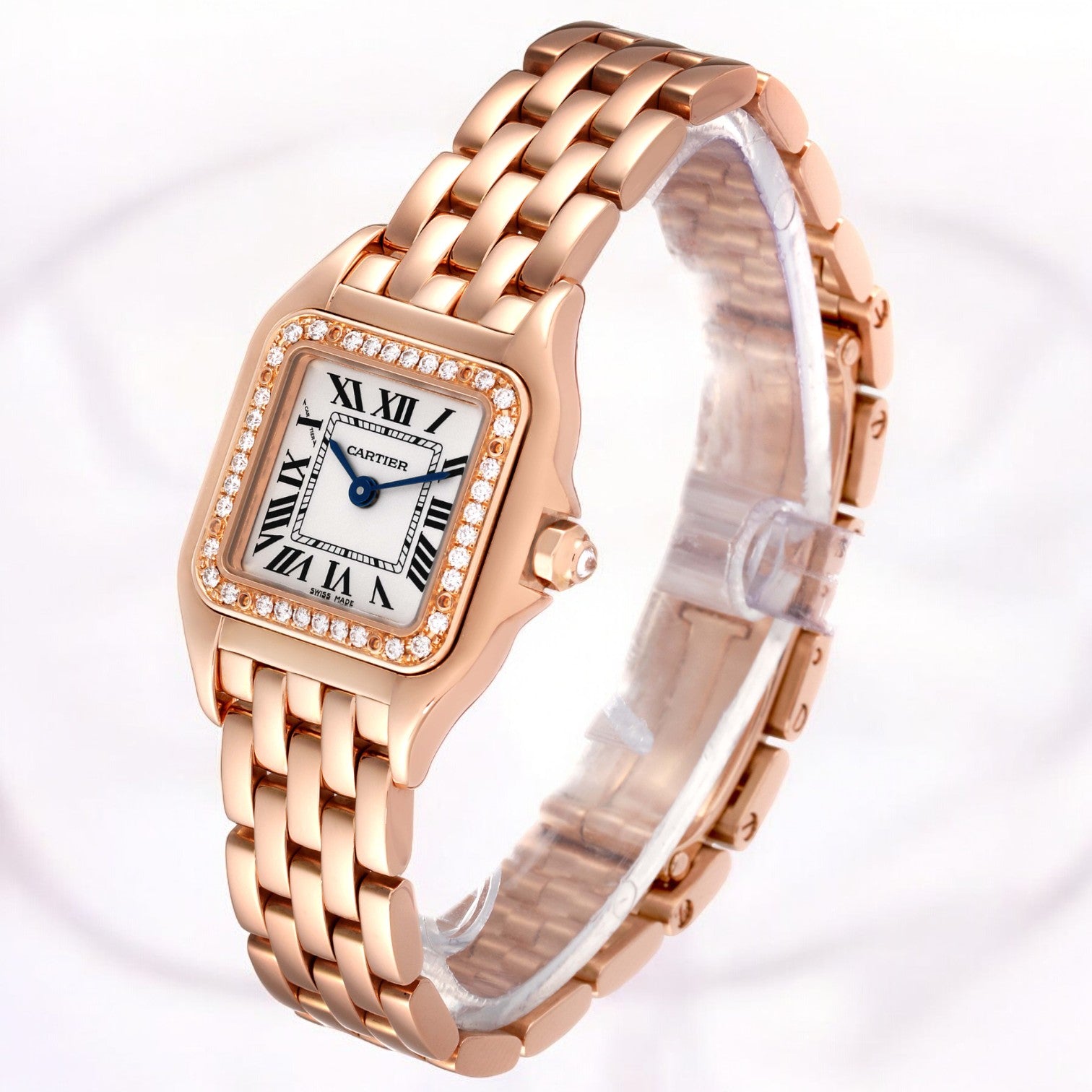 Panthère Quartz Rose Gold Diamond Watch