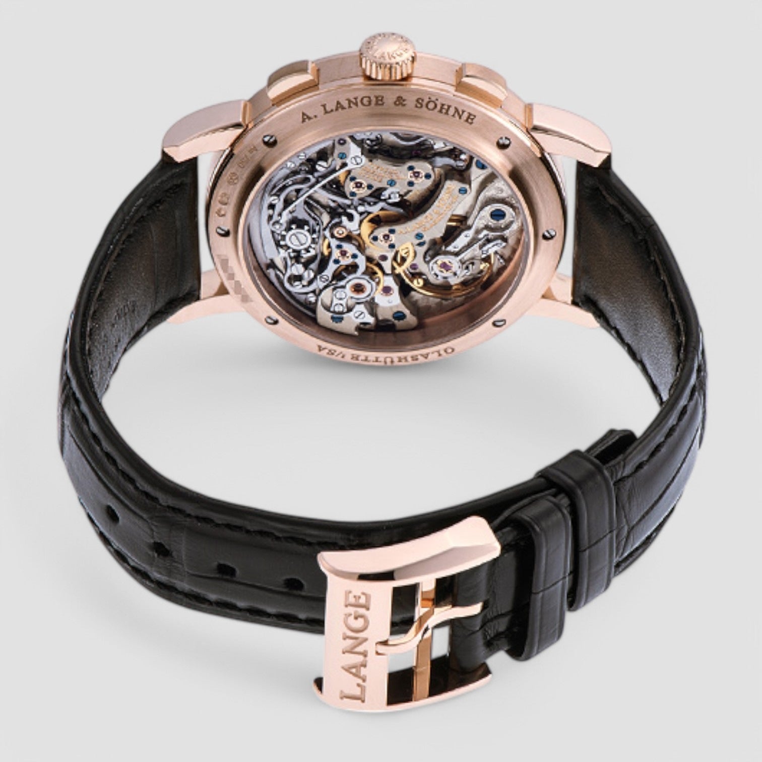1815 Flyback Chronograph 18K Rose Gold Black Dial