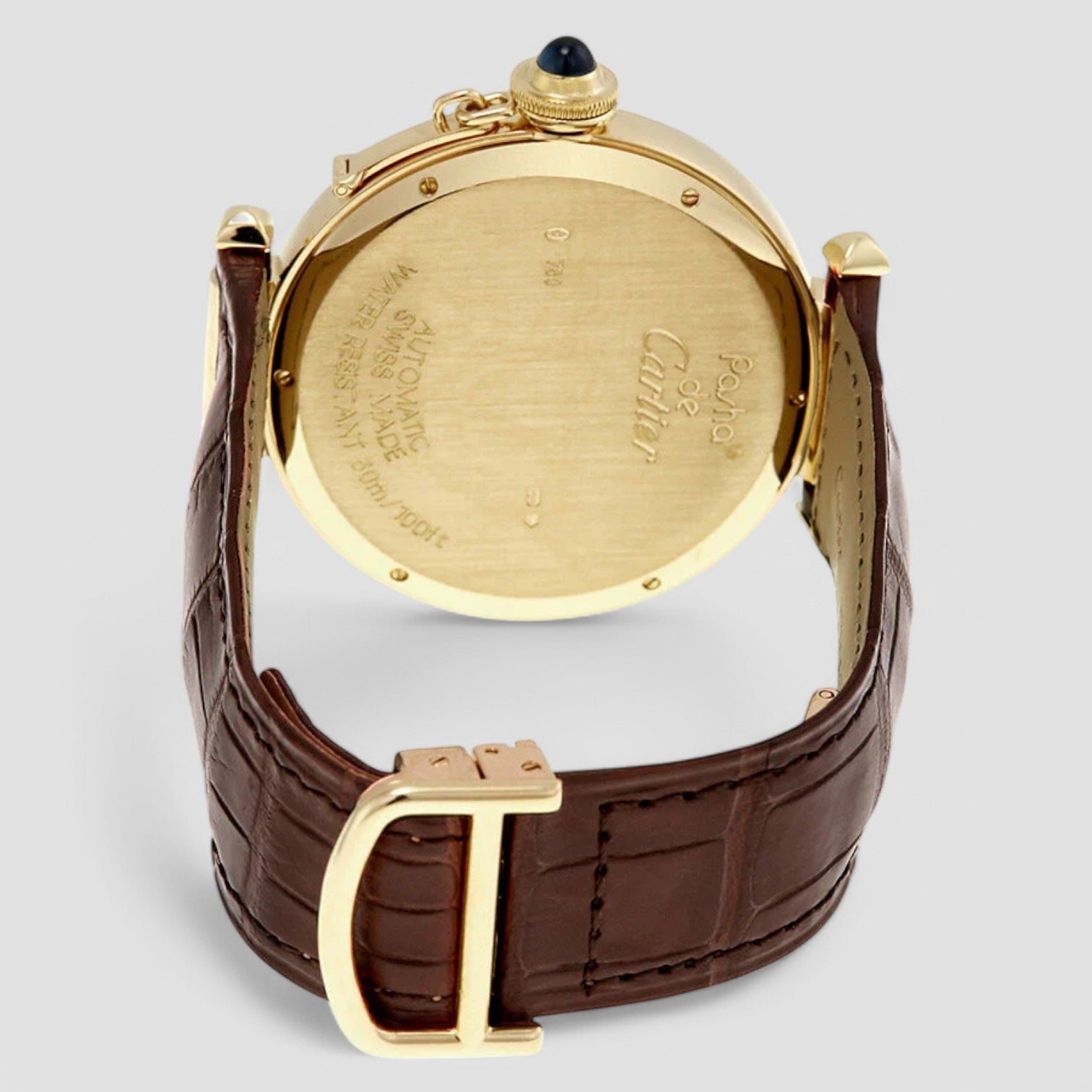 Pasha 42MM Automatic 18K Yellow Gold