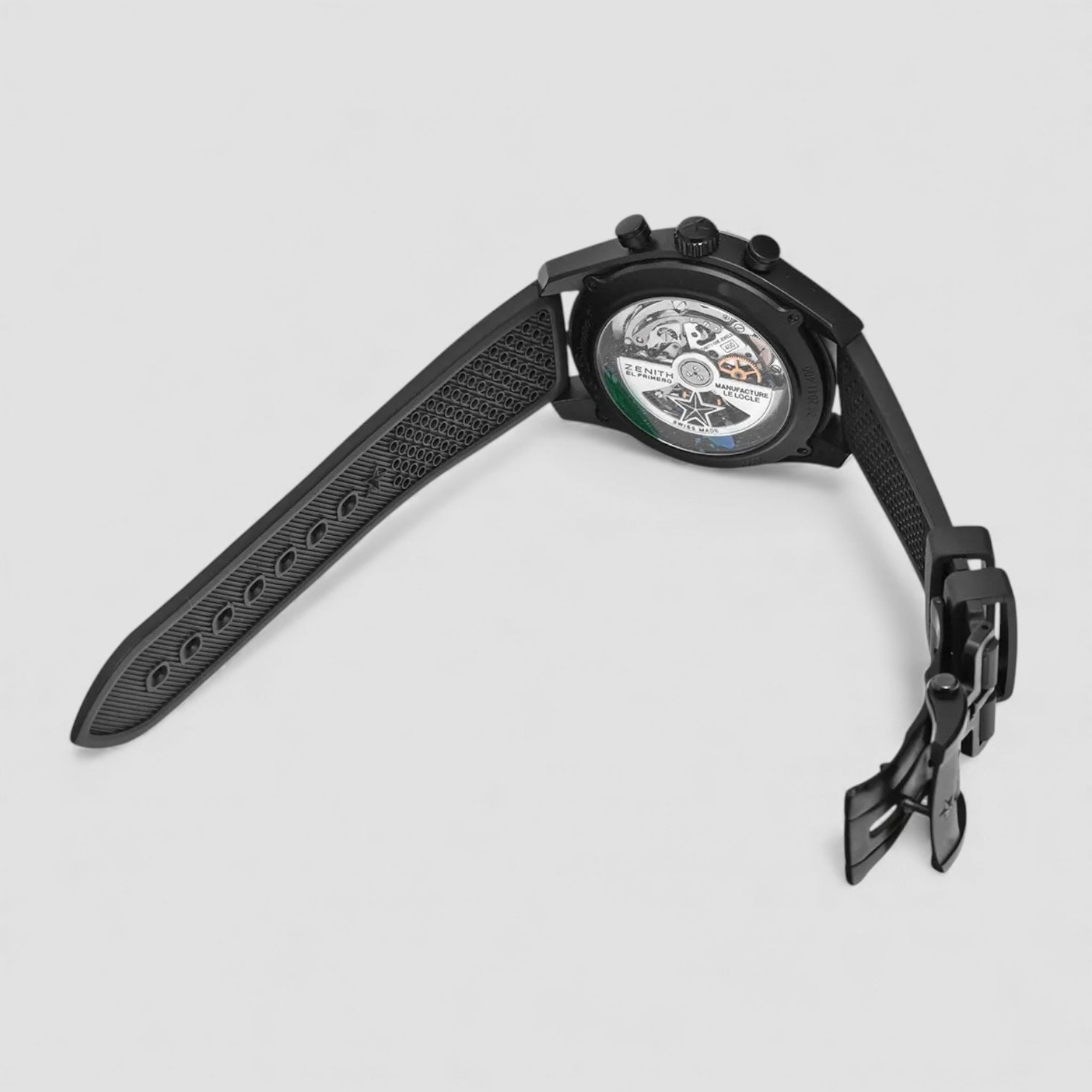 El Primero Chronomaster 42 Aluminium / Black / Rubber Strap