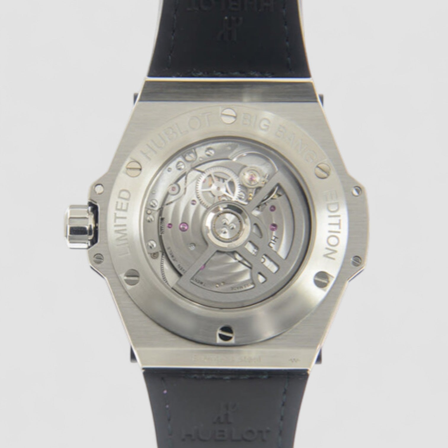 Big Bang Sang Bleu Automatic Diamond Purple Dial Ladies Watch