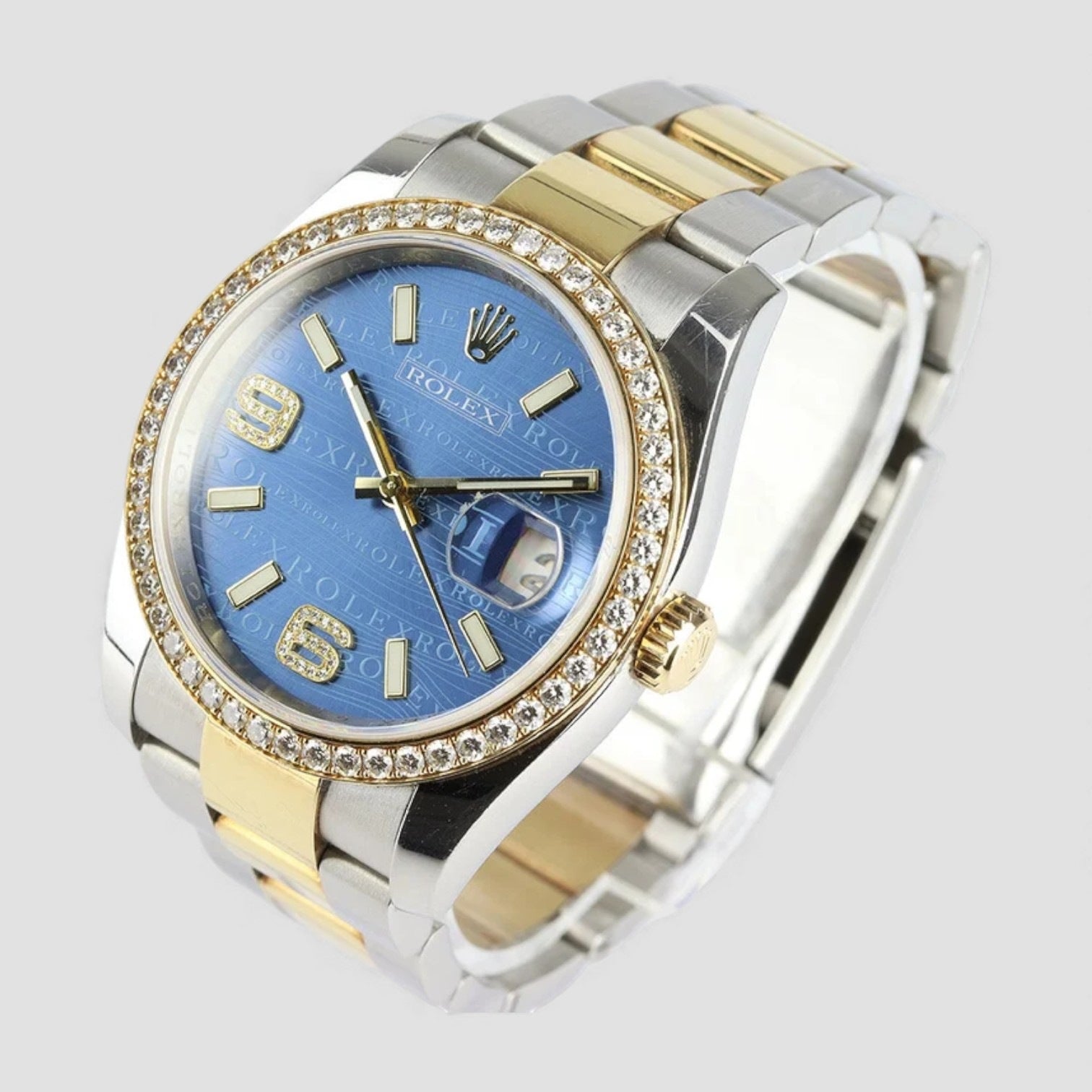 Datejust 36mm Model Steel and Gold Original Diamond