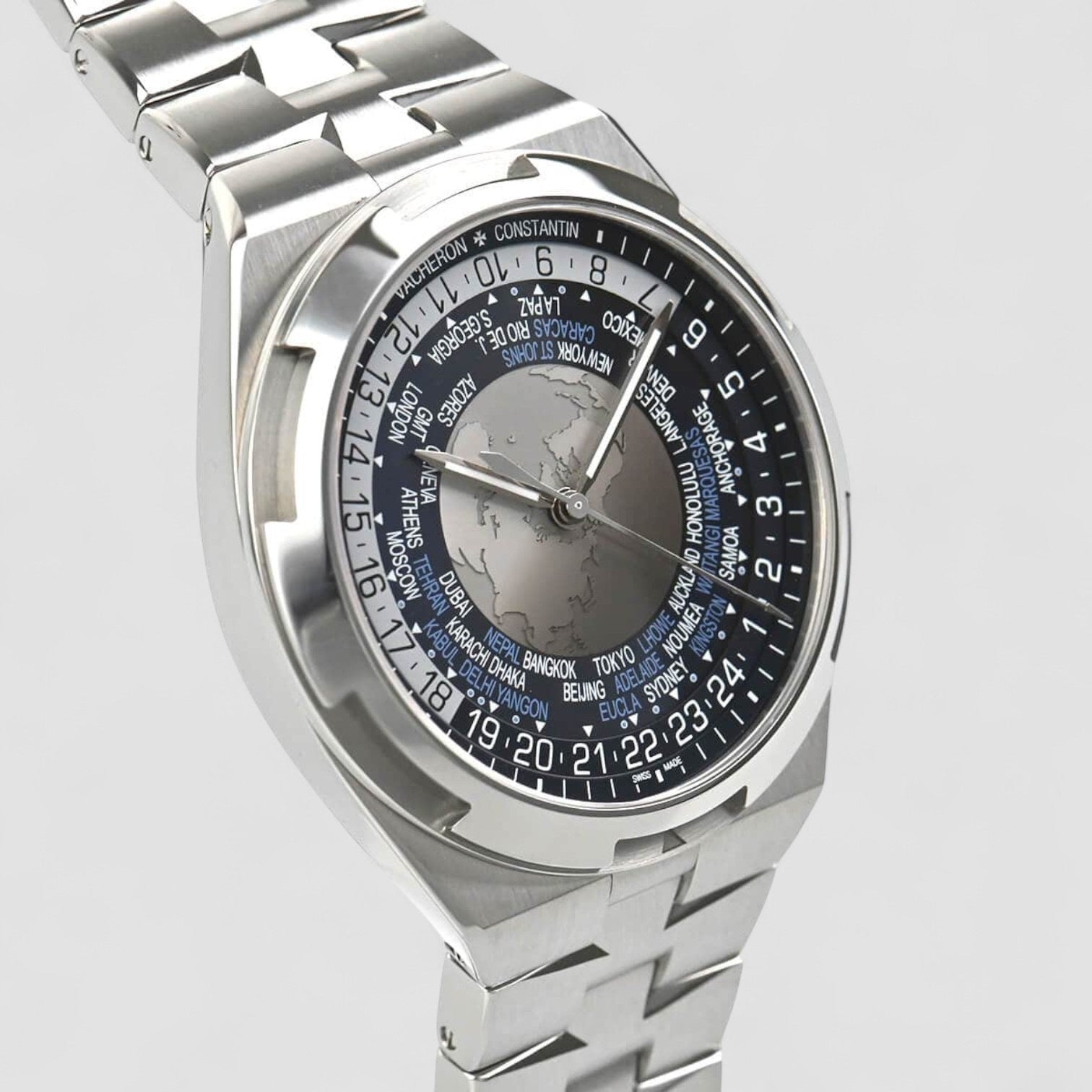 Overseas World Time Blue Dial SS 2020