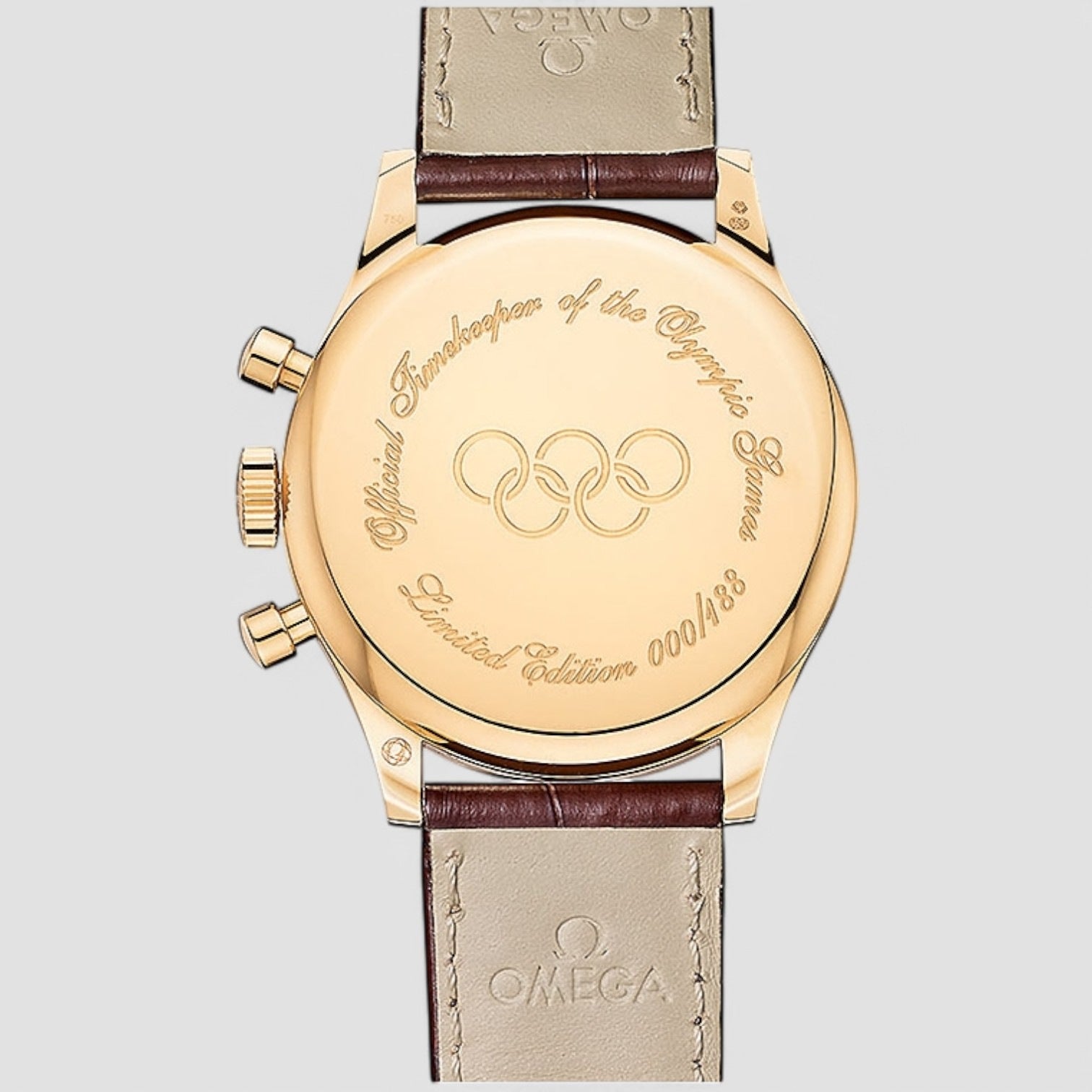 Olympic Official Timekeeper White Dial 18k Rose Gold LIMITED