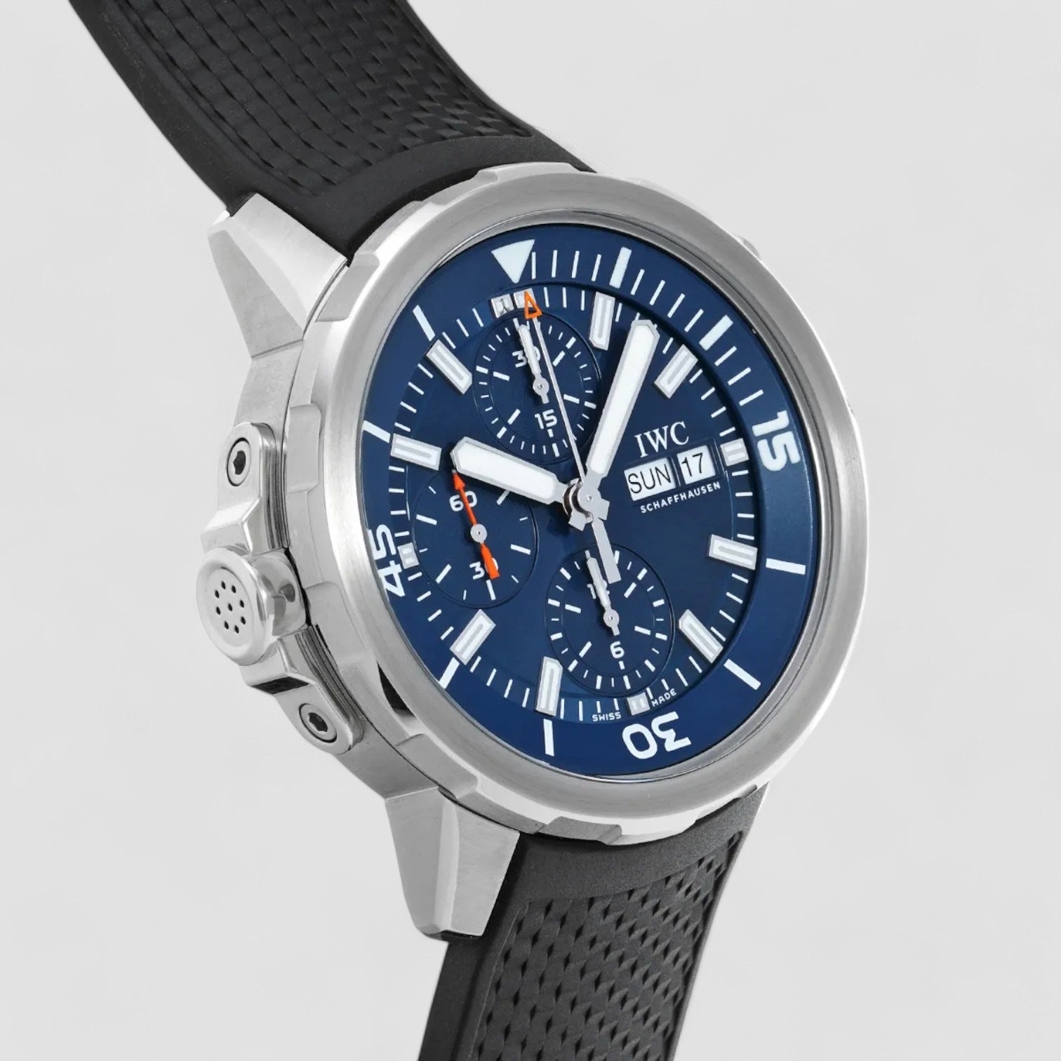 Aquatimer Chronograph SS / Rubber Blue Dial
