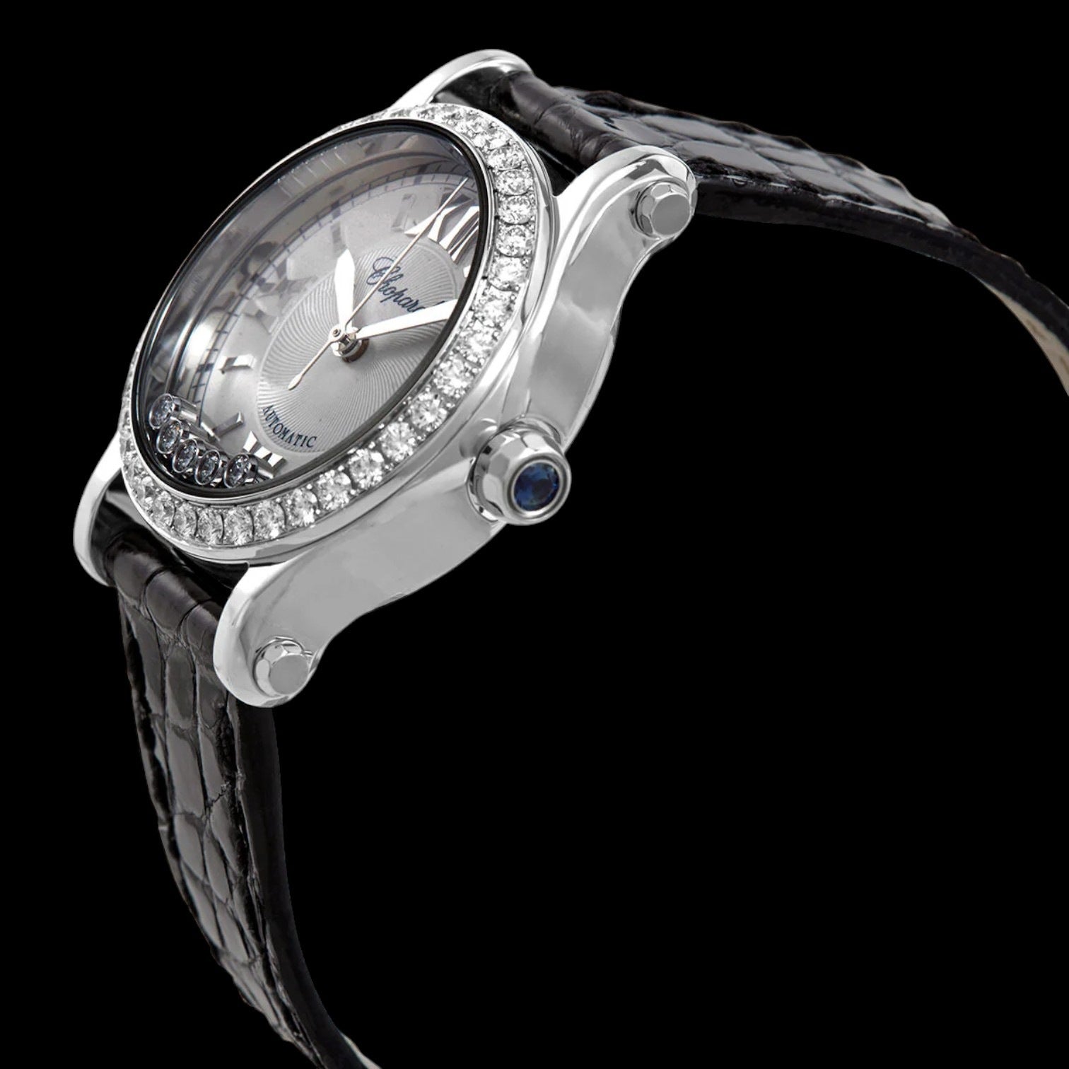 Happy Sport Automatic Silver Dial Ladies Watch