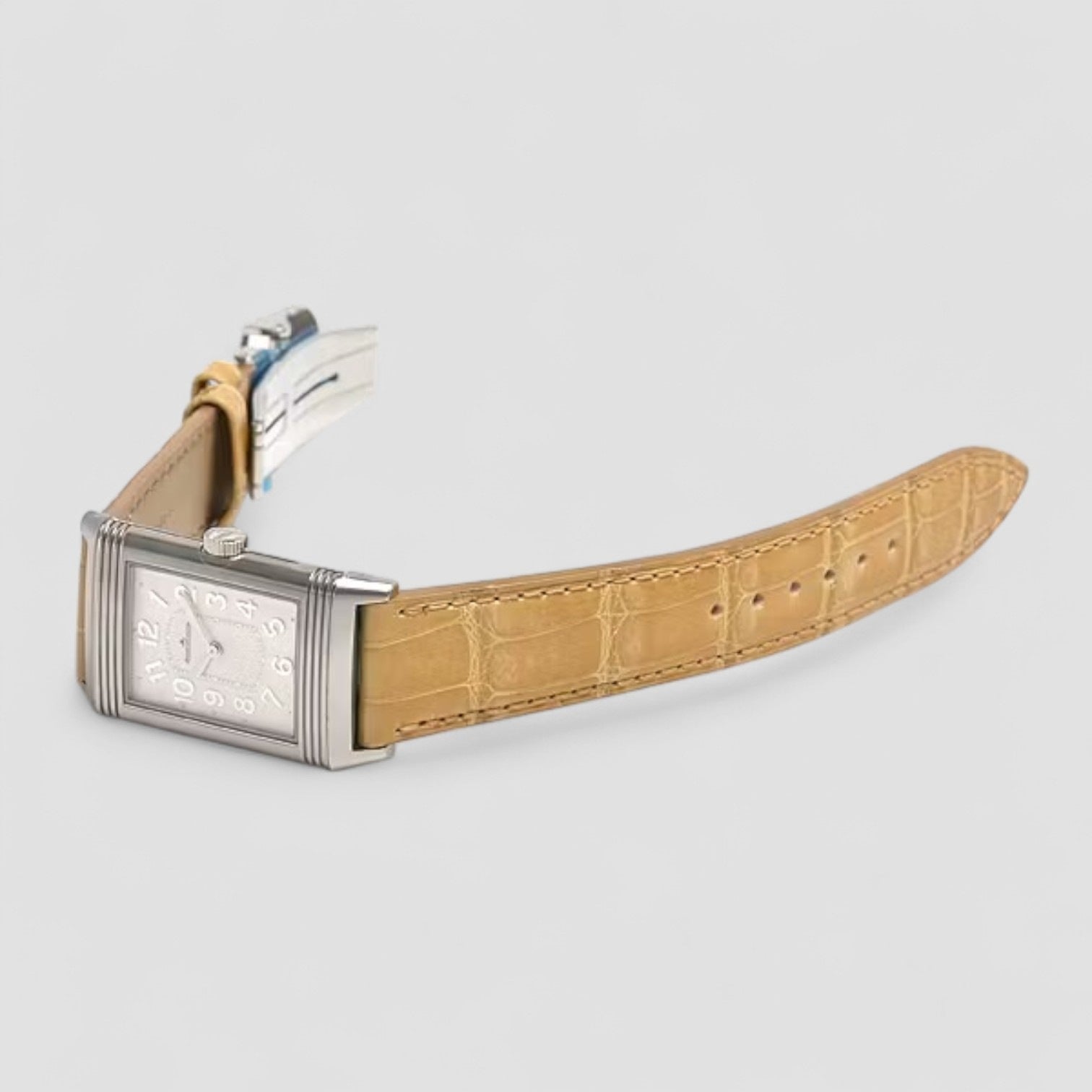 Reverso Classique Brown Leather Ladies Watch