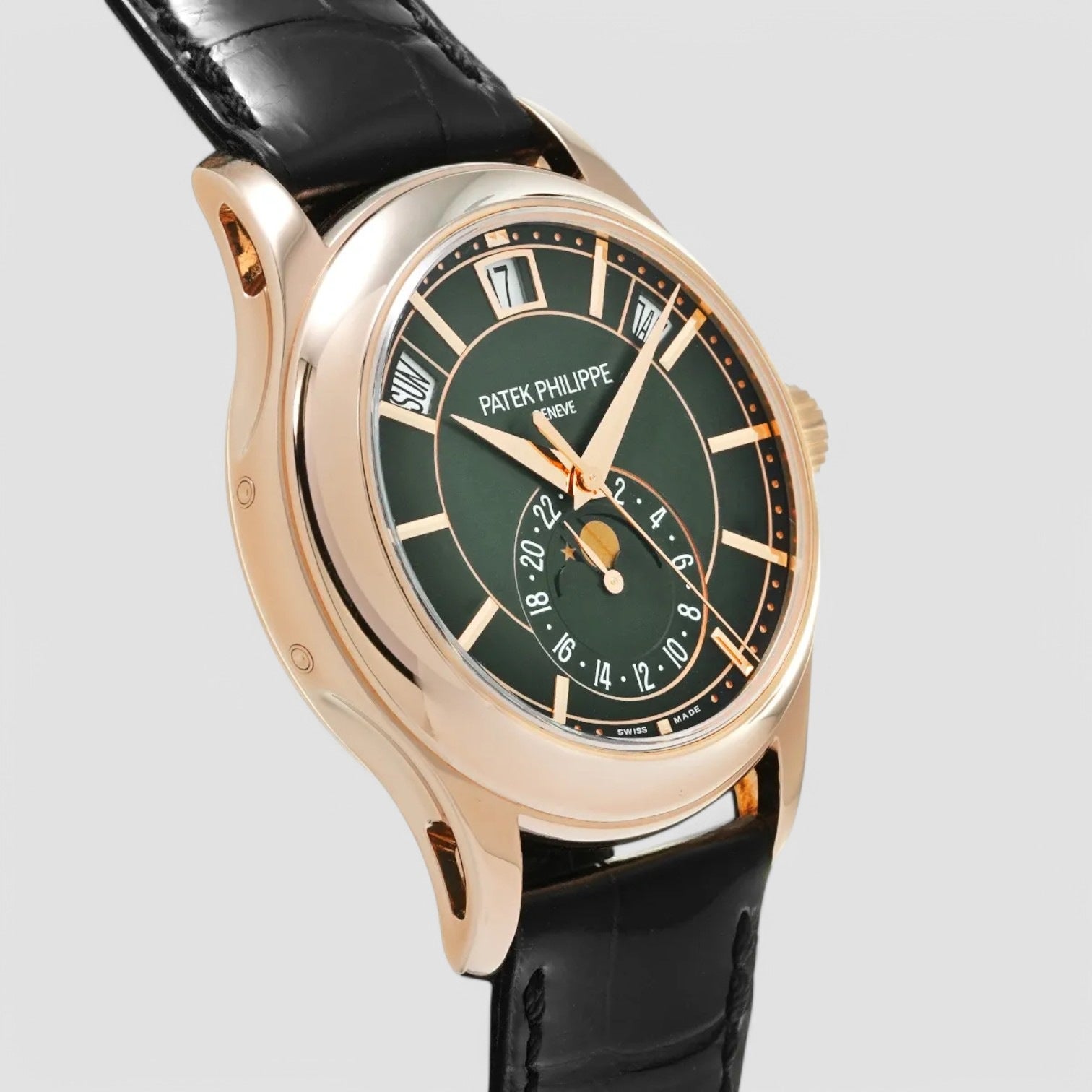 Annual Calendar 5205R Green Dial 18k Rose Gold