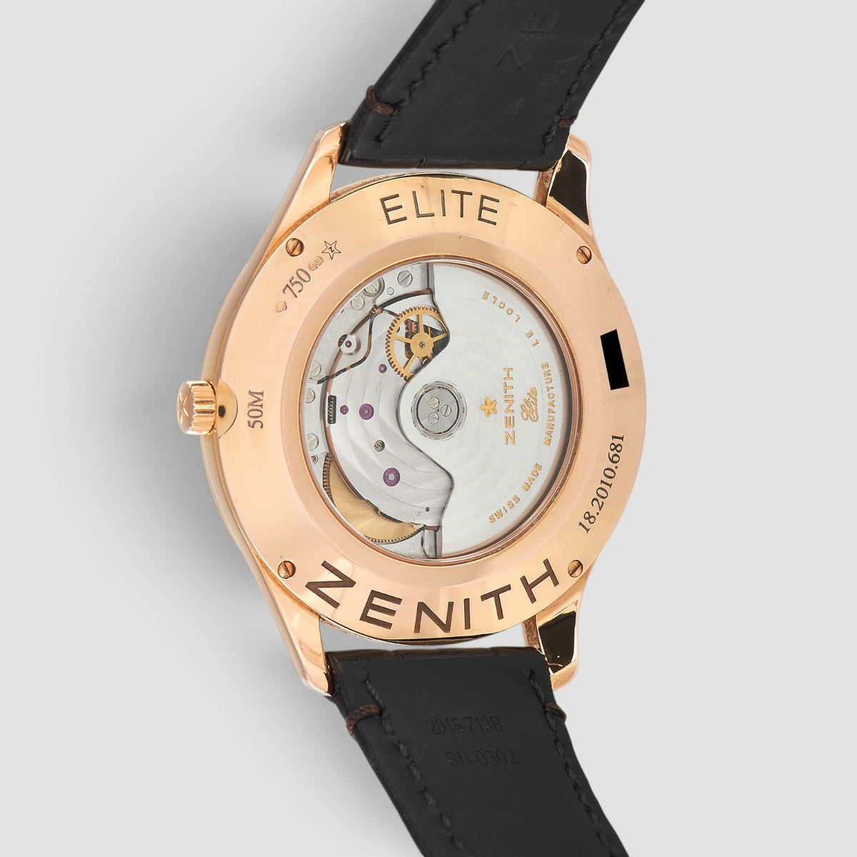 Elite Ultra Thin Small Seconds Rose Gold