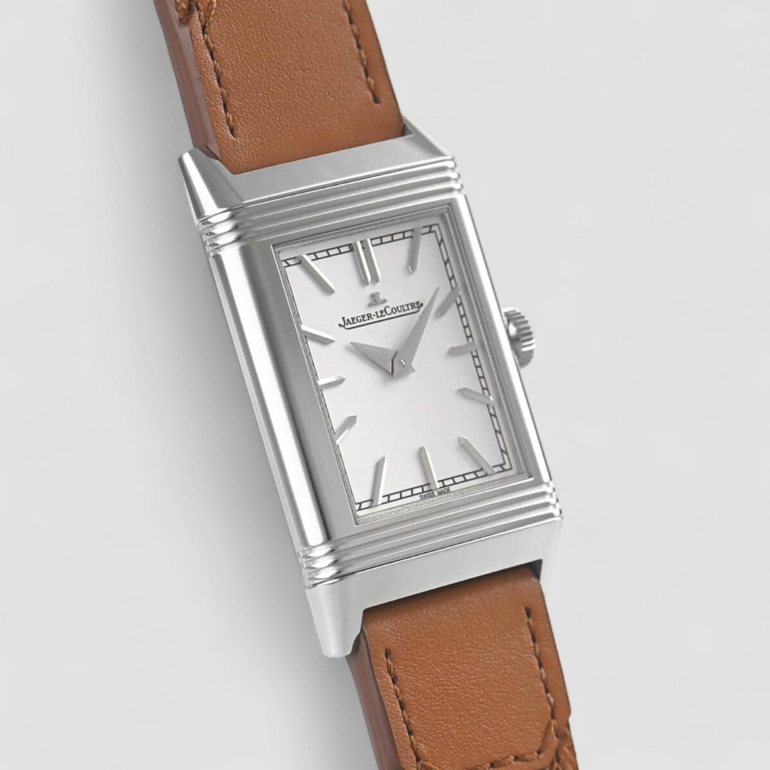 Reverso Tribute Monoface Midsize SS Silver Dial 2025