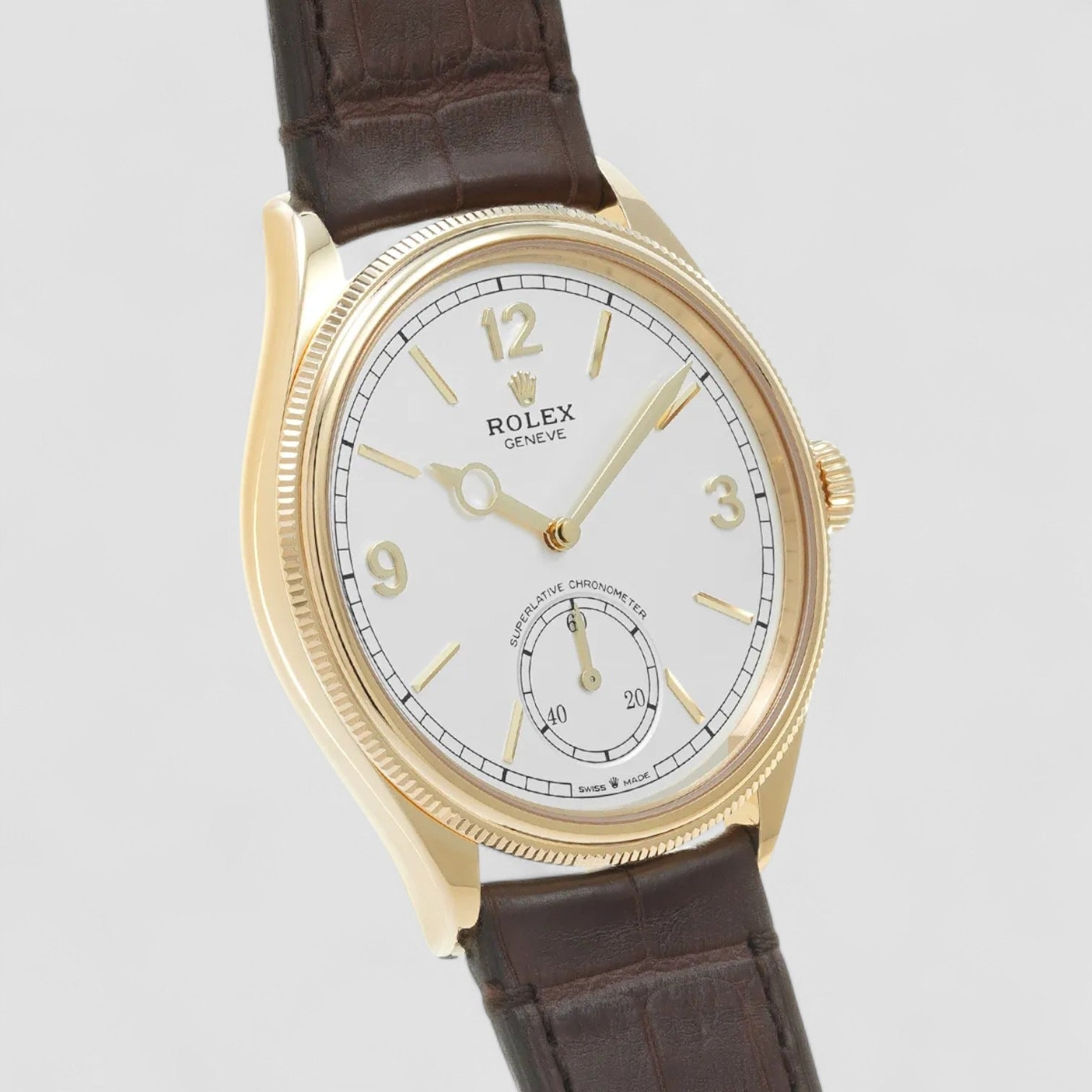 18K yellow gold 39 mm