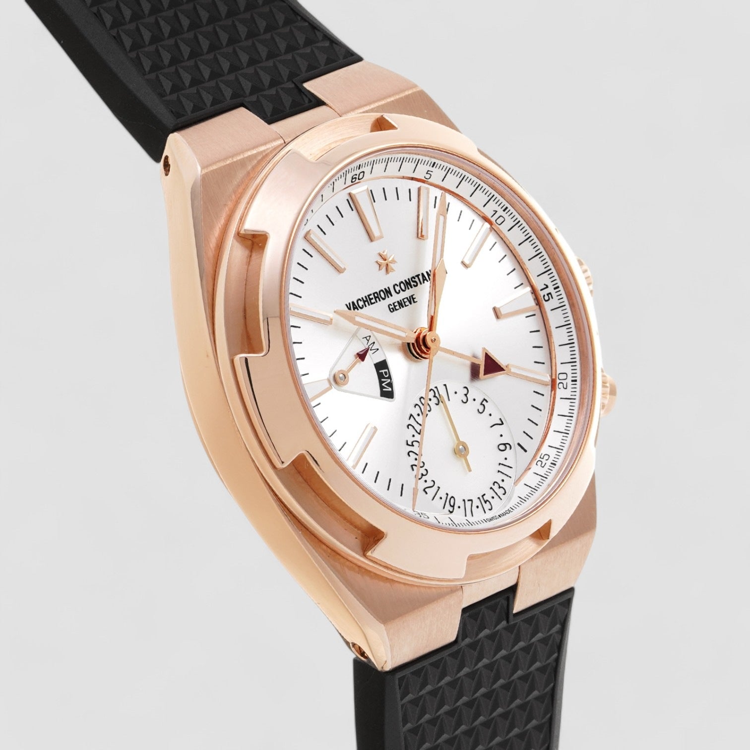 Overseas Dual Time 18K 5N Silver Dial