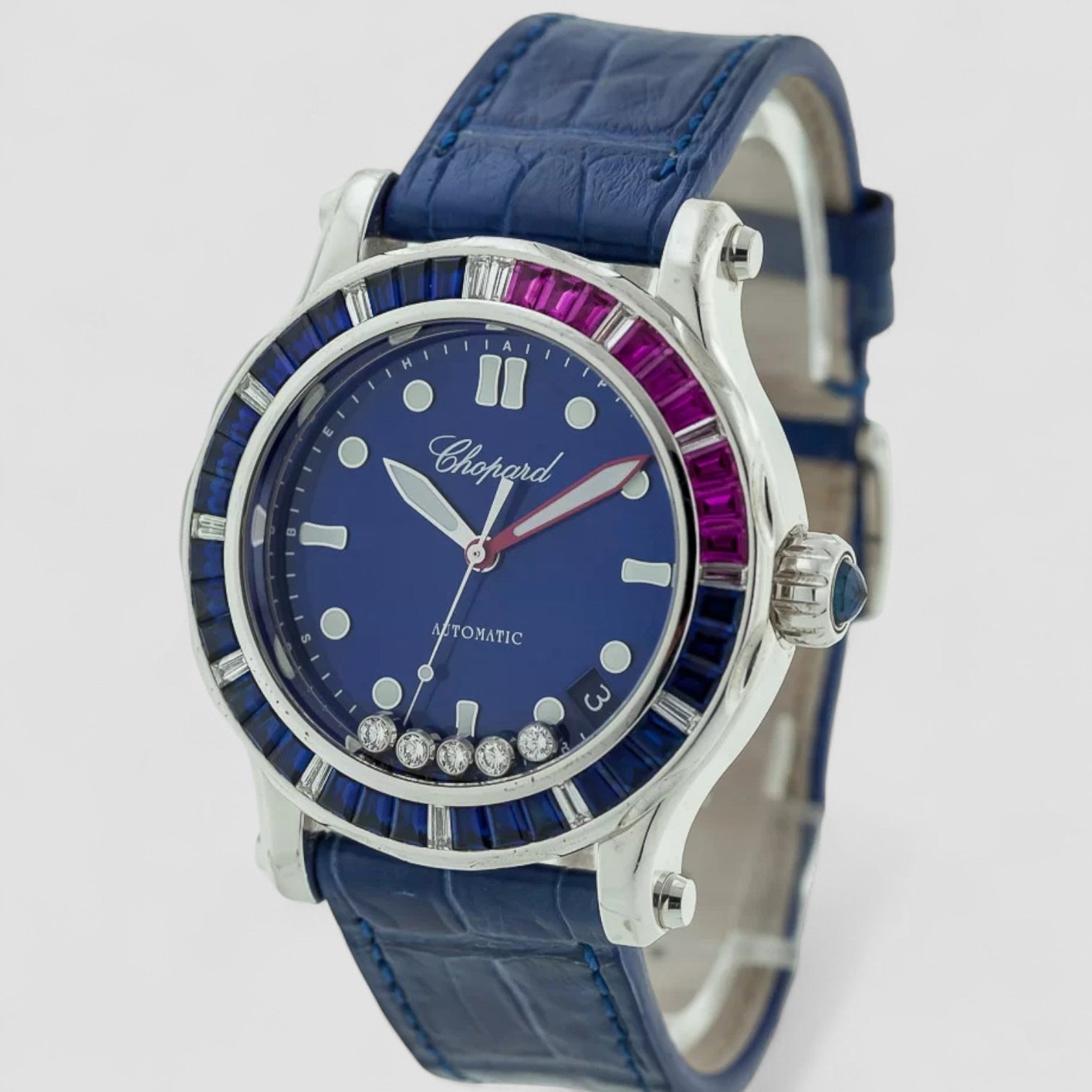 Happy Ocean White Gold Ladies Watch 40mm
