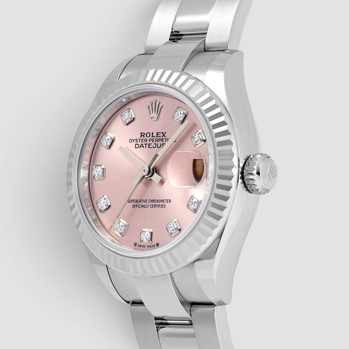 Lady-Datejust 28 Pink Diamond Dial