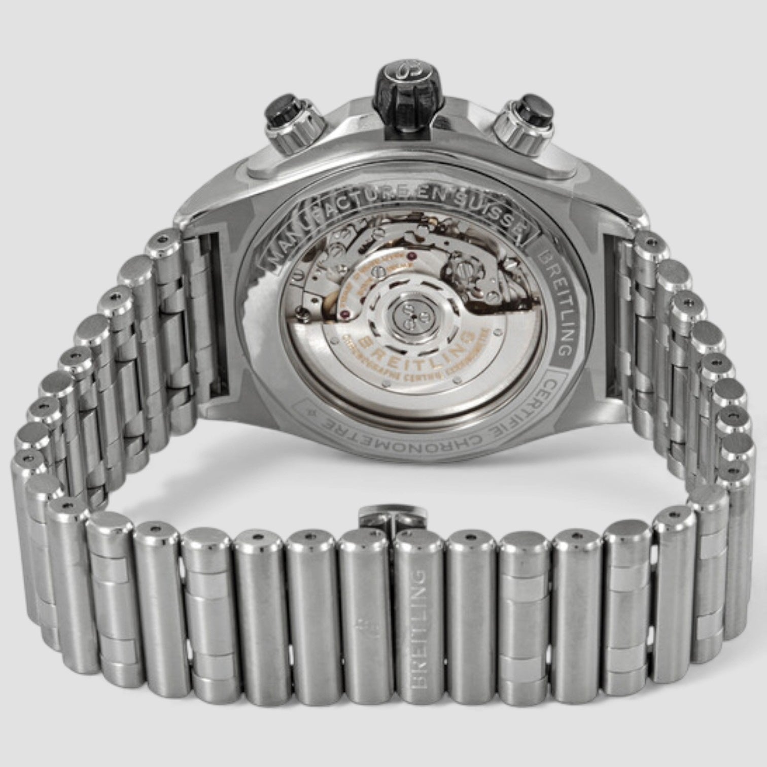 Super Chronomat B01Chronograph Automatic Chronometer Black Dial Men's Watch