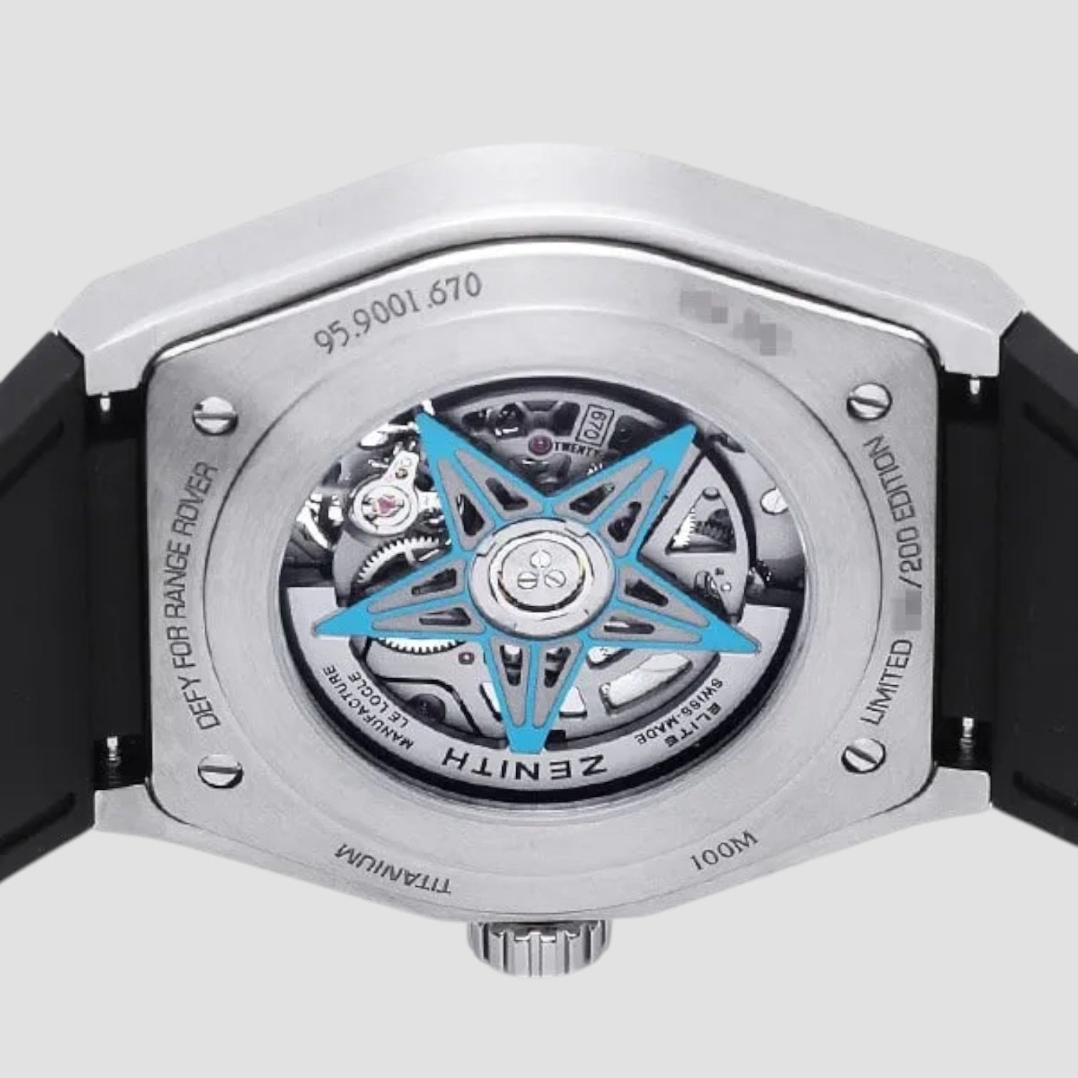 Defy Classic Limited Edition Land Rover Skeleton Dial Men's Watch