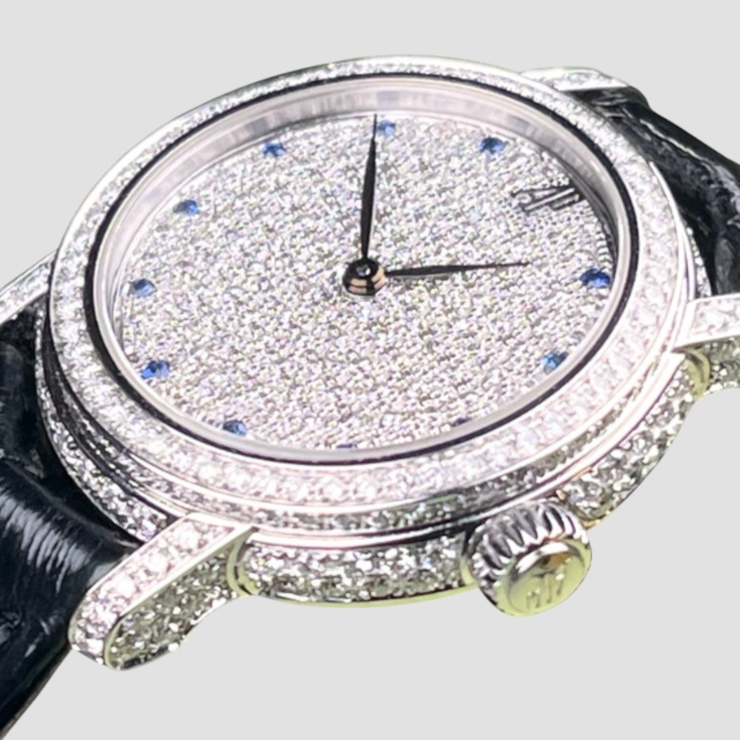 Lady's Jules Audemars White Gold Diamond Case 27mm