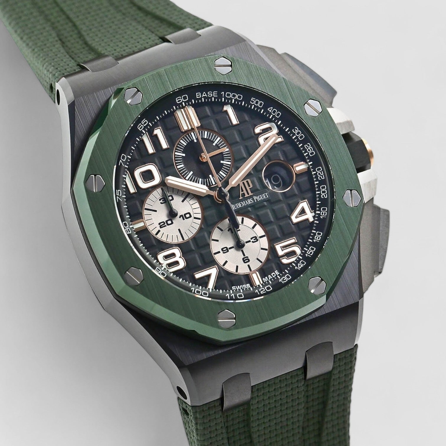 Royal Oak Offshore Chronograph Automatic Green Dial Men's Watch