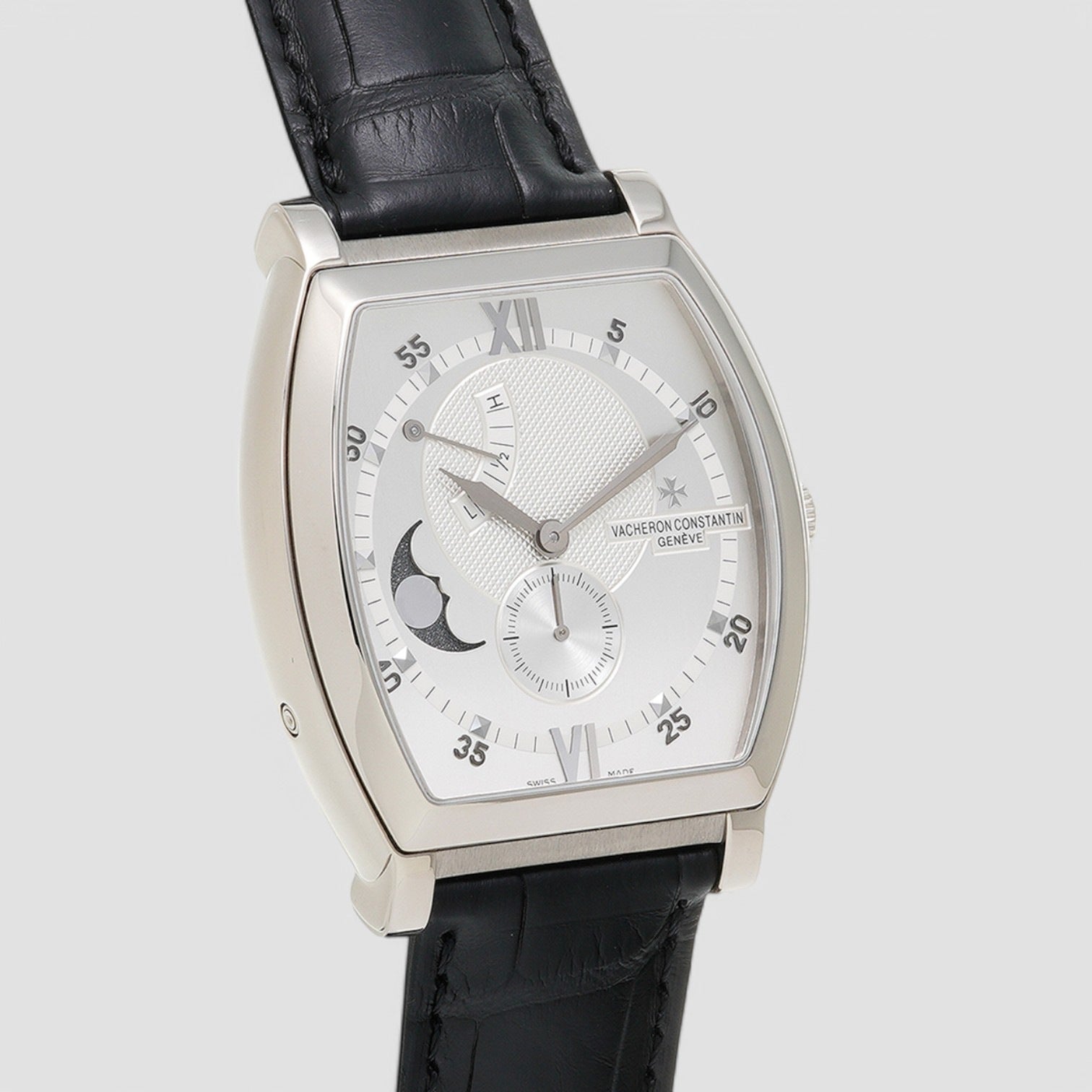 Malte Tonneau Moonphase Power Reserve Mens Watch