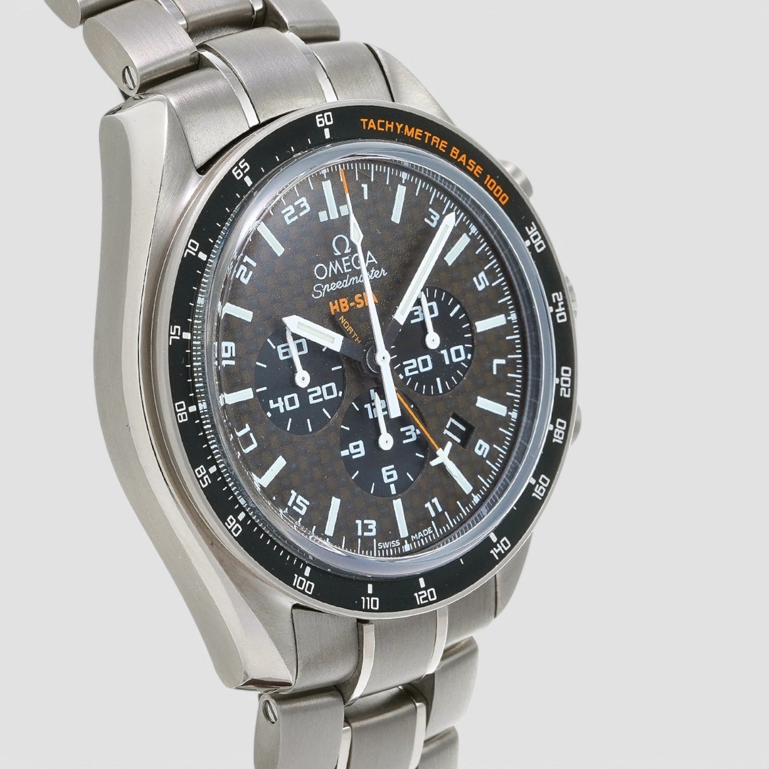 Speedmaster HB-SIA GMT Chronograph SOLAR IMPULSE Titanium / Carbon Fiber Description