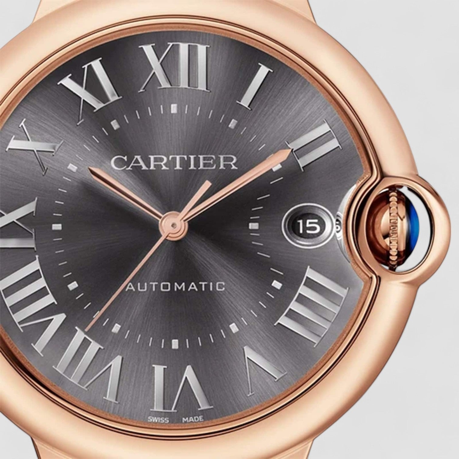 Ballon Bleu de Automatic Dark Gray Dial Men's Watch