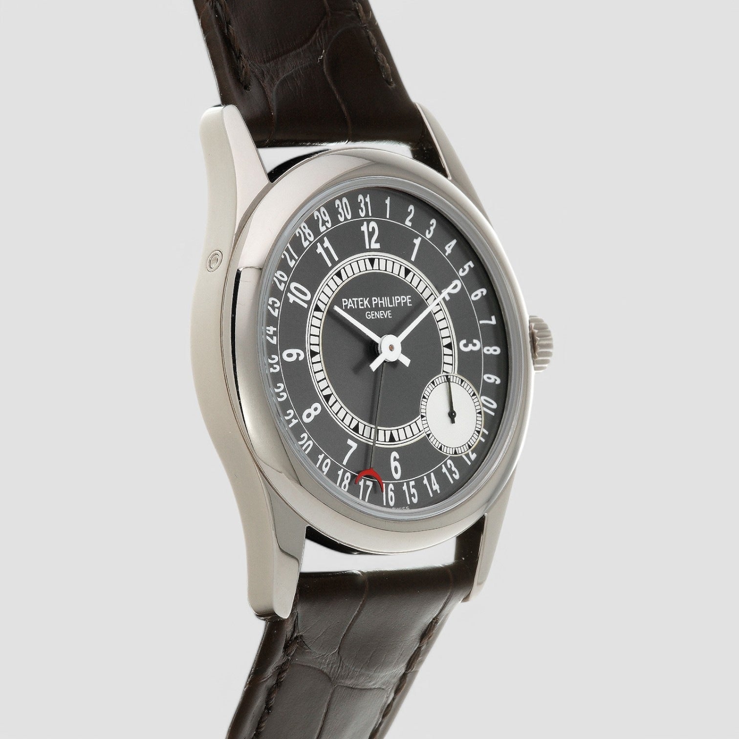 Calatrava 18K White Gold Gray Dial