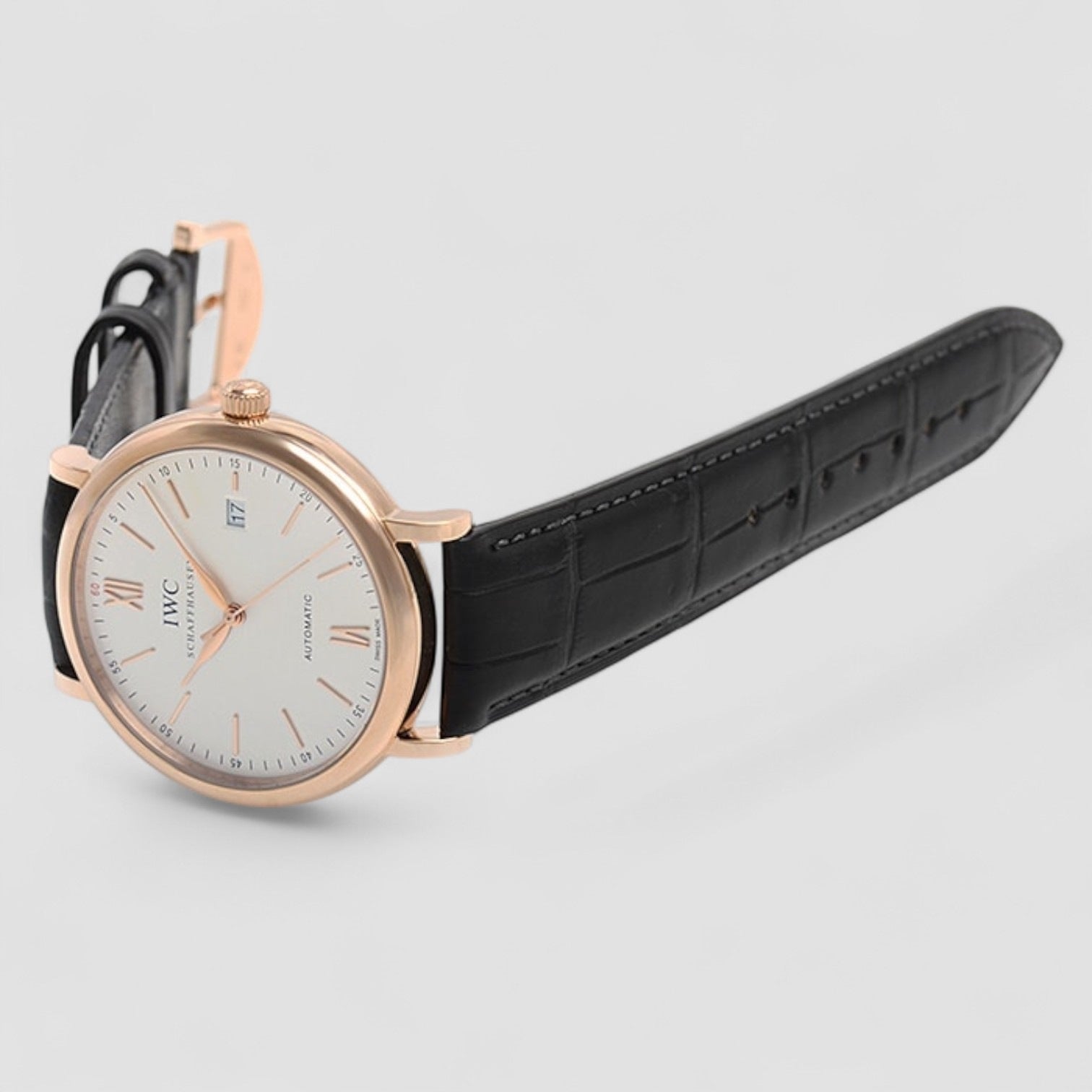 Portofino Automatic 18k RG Silver Dial
