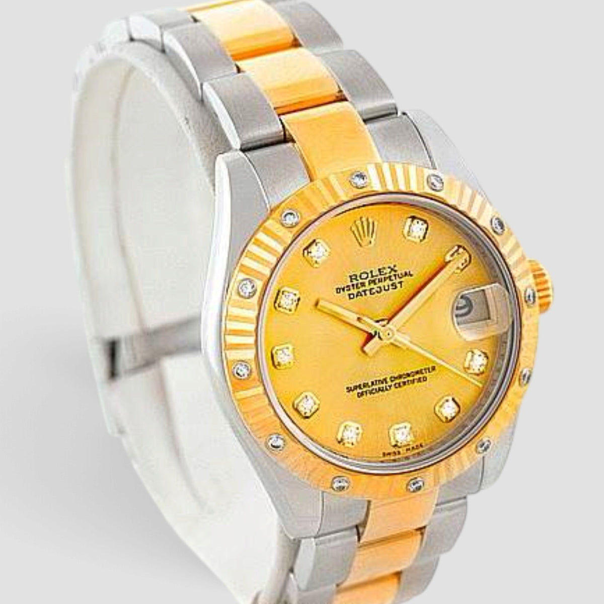 Lady-Datejust 31 Champagne Diamond Dial