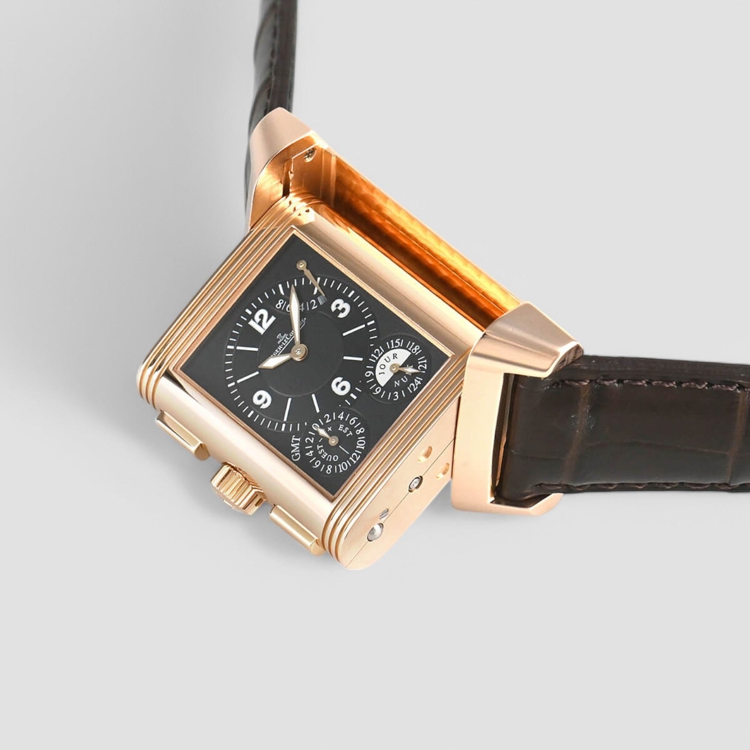 Grande Reverso GMT 18K Rose Gold / Deployant