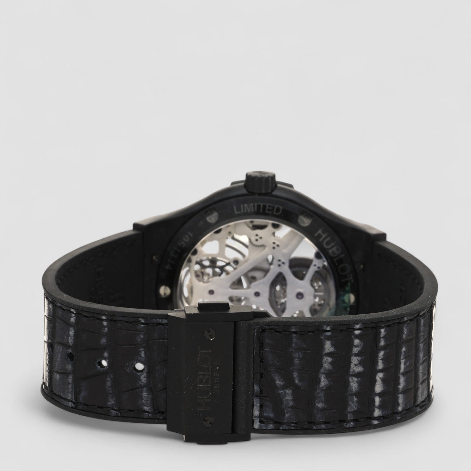 Classic Fusion Tourbillon Skull Dial Skeleton Black Ceramic 45mm