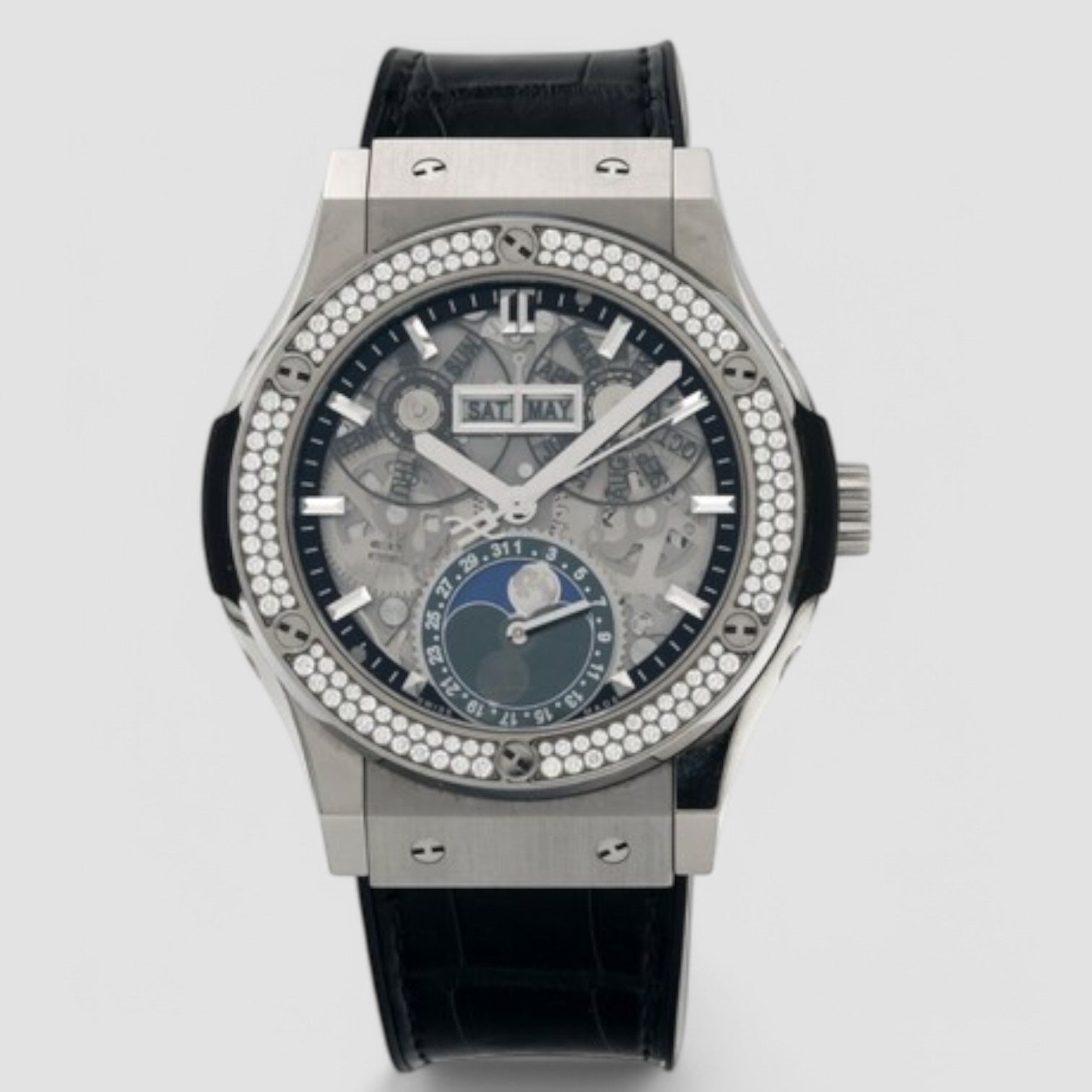 Classic Fusion Aerofusion Moonphase Titanium Diamonds 42mm