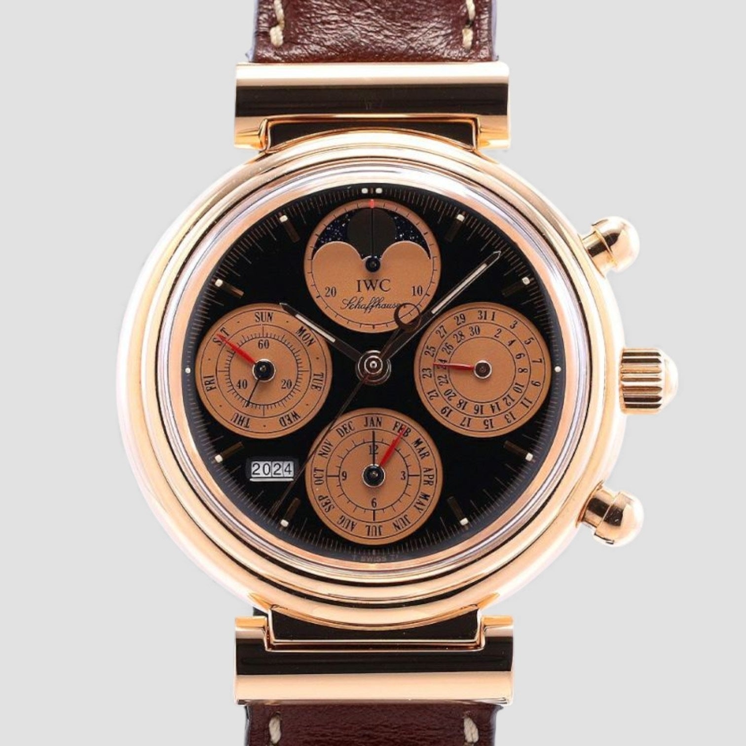 Da Vinci Perpetual Red Gold Black Dial