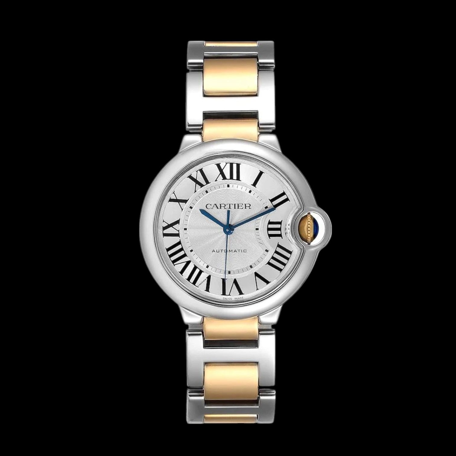 Ballon Bleu de Cartier Automatic Silver Dial Men's Watch