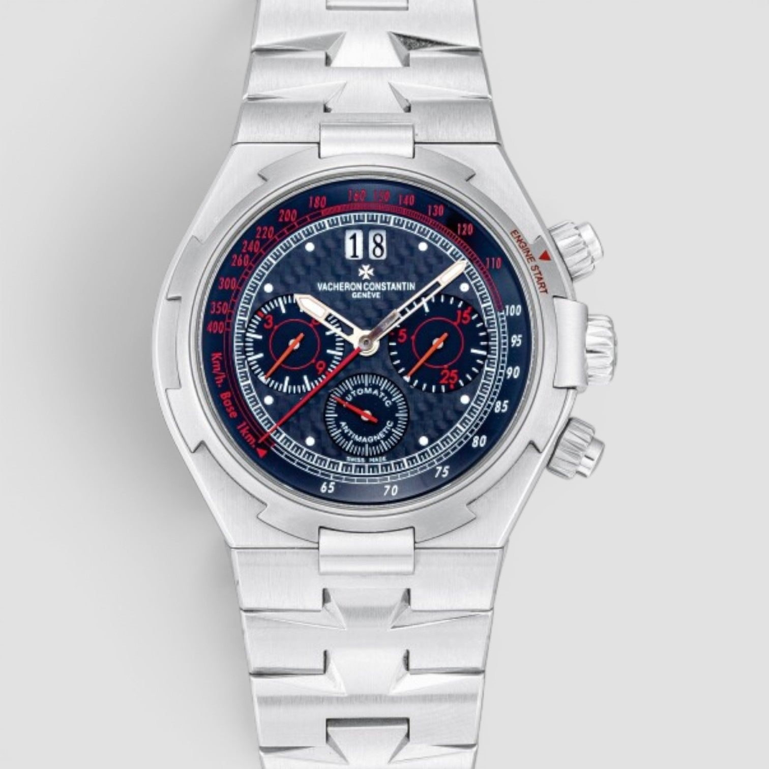 OVERSEAS CHRONOGRAPH STAINLESS STEEL 42MM
