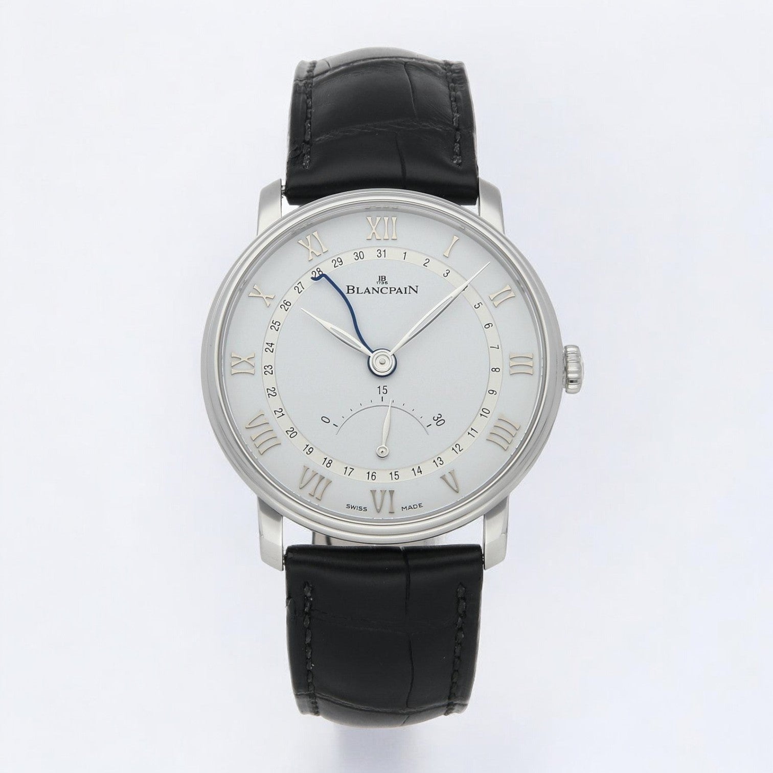 Villeret Ultra Slim Date 30 Seconds Retrograde SS