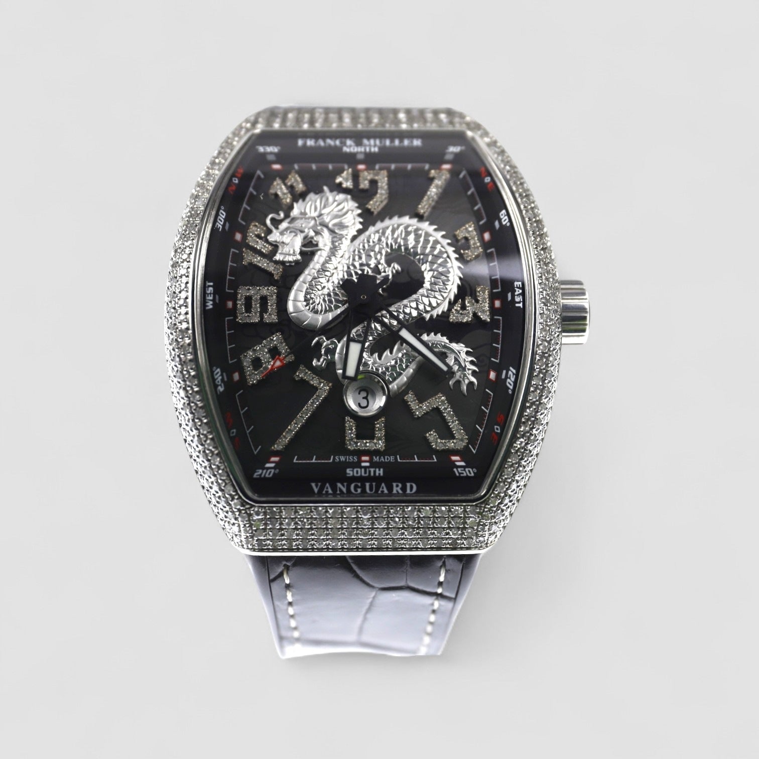 Vanguard V45 Black Dragon King Limited Edition Diamond Automatic Afterset Diamonds