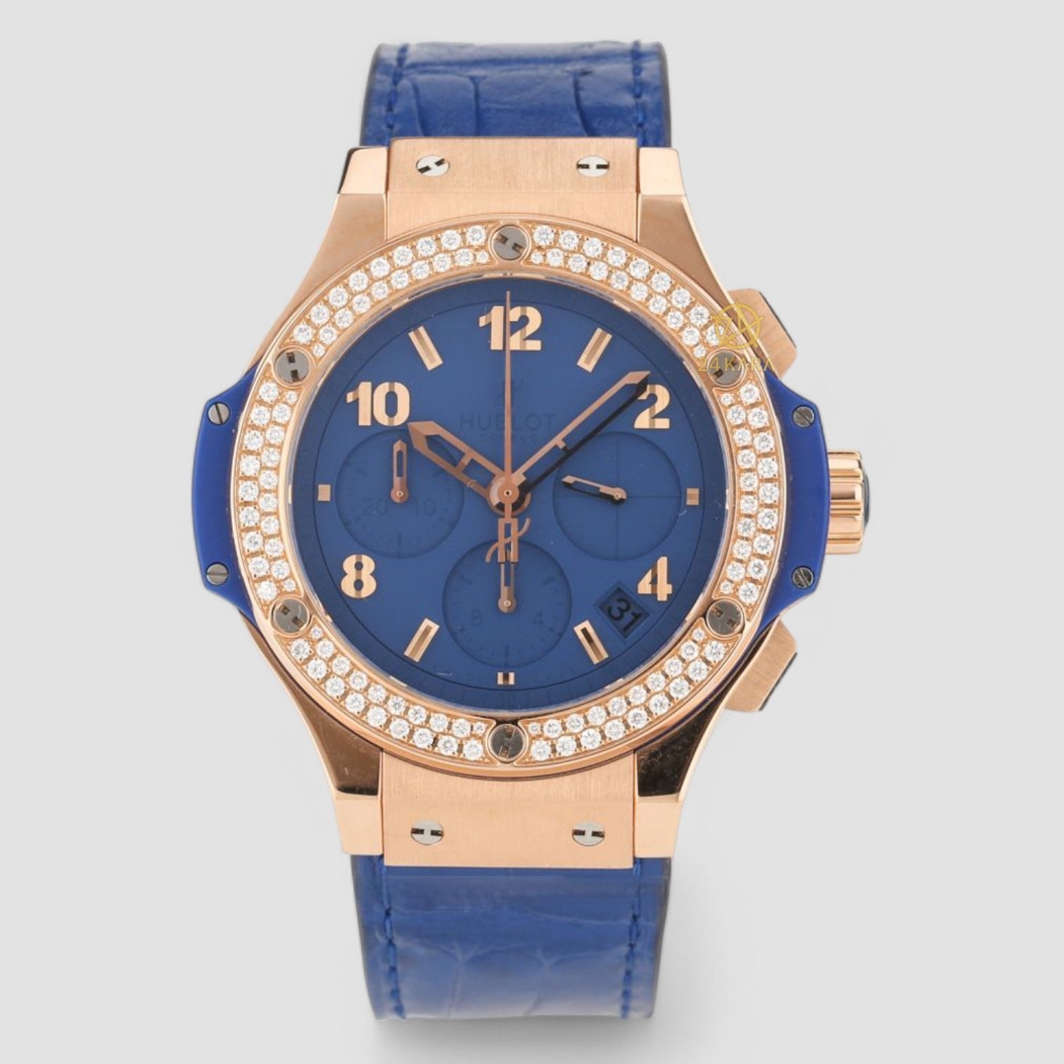 Big Bang Dark Blue Diamonds Gold Tutti Frutti Rose Gold