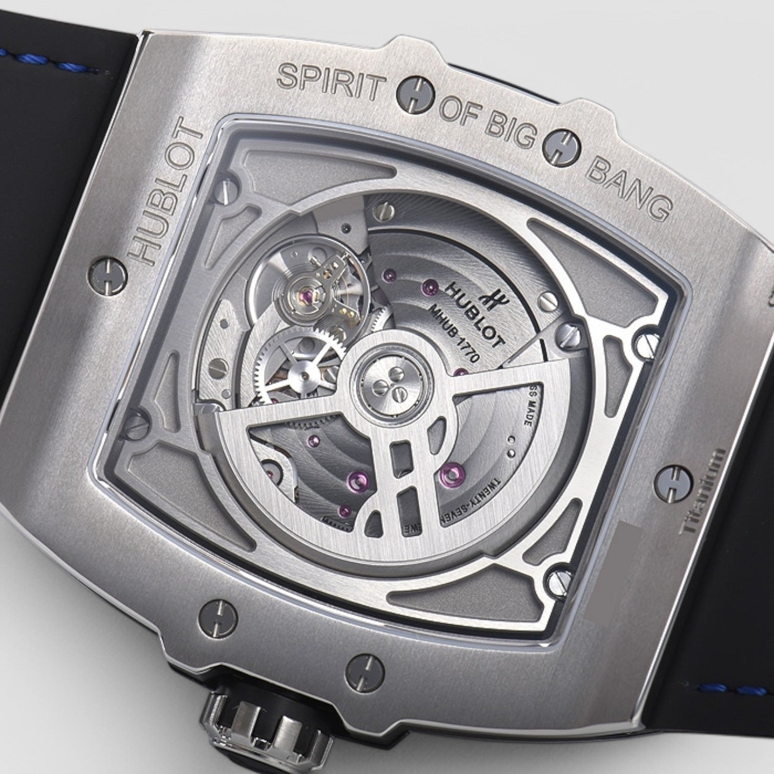 Spirit of Big Bang Moonphase Titanium Dark Blue 42 mm