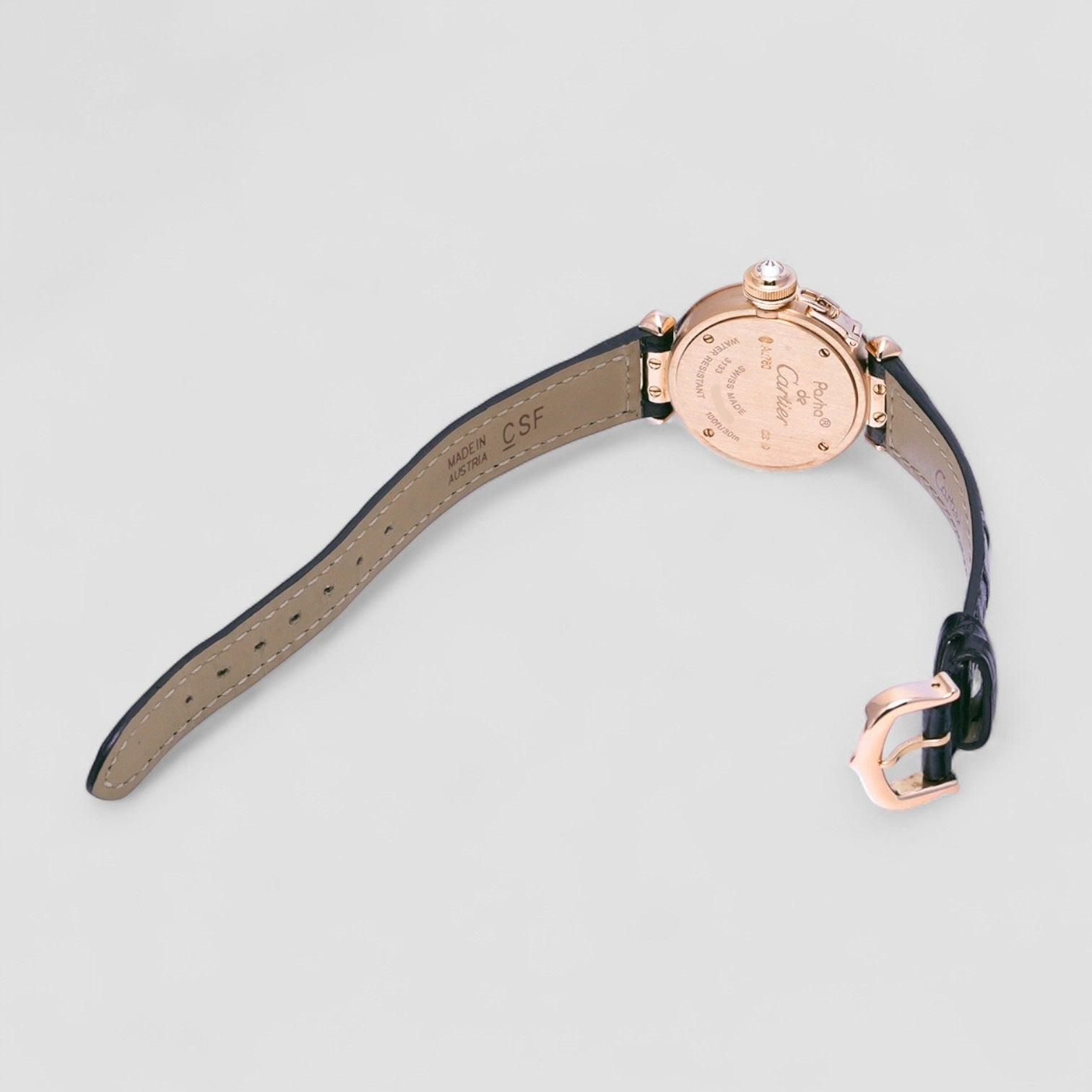 Miss Pasha 27mm Rose Gold Diamond Ladies Watch