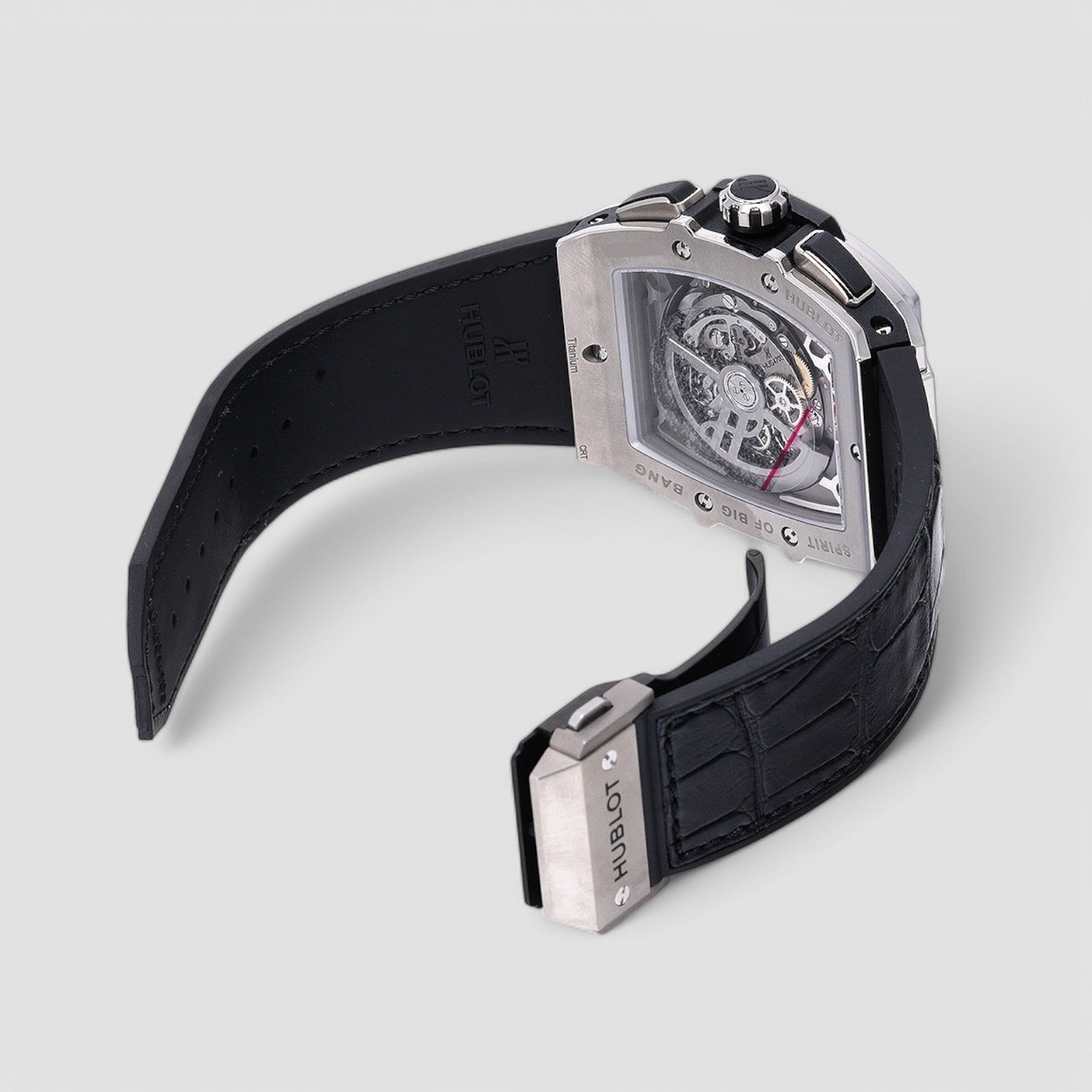 Shaped Spirit of Big Bang Chronograph Titanium Diamonds 45mm