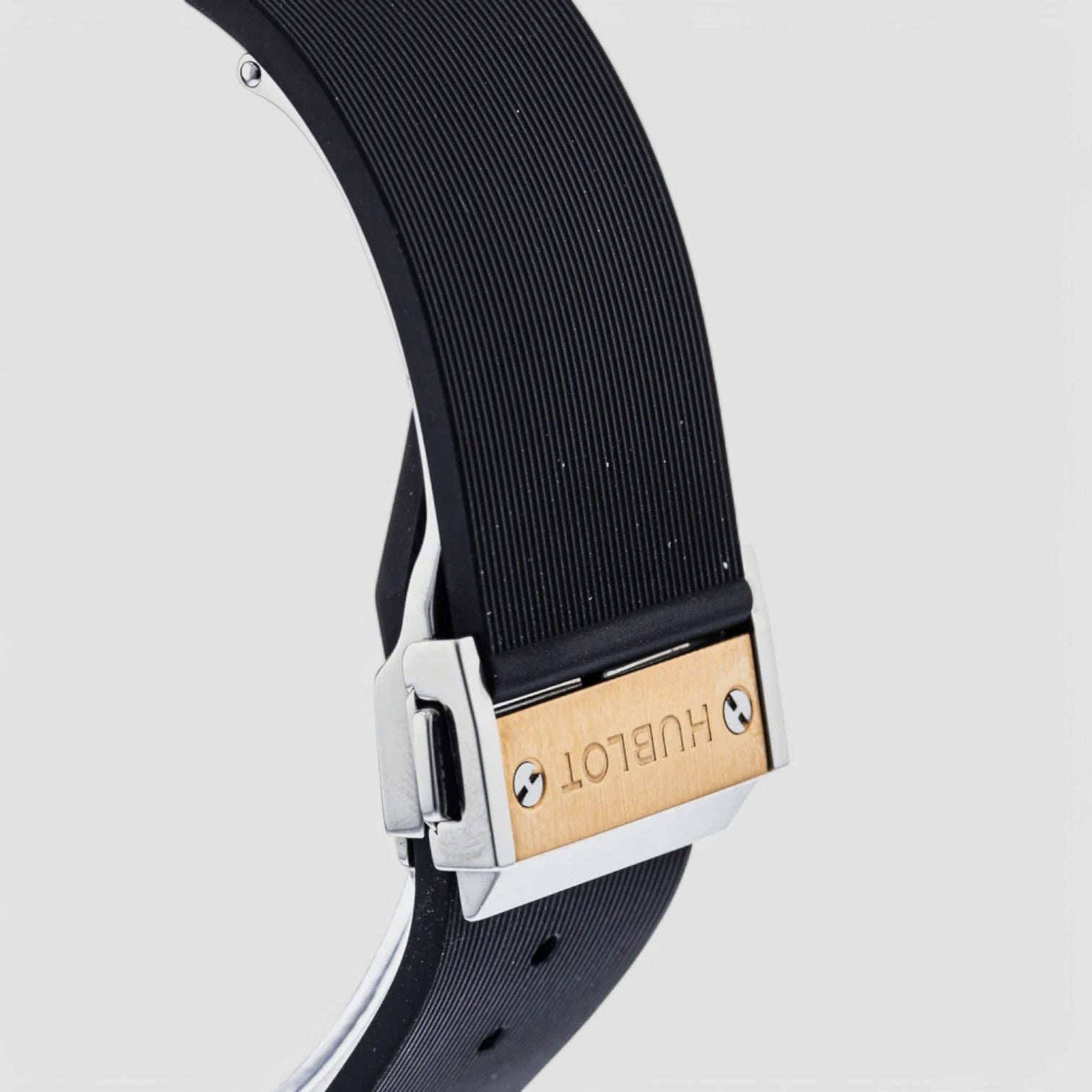 Classic Fusion Black Dial Black Rubber Men's Watch