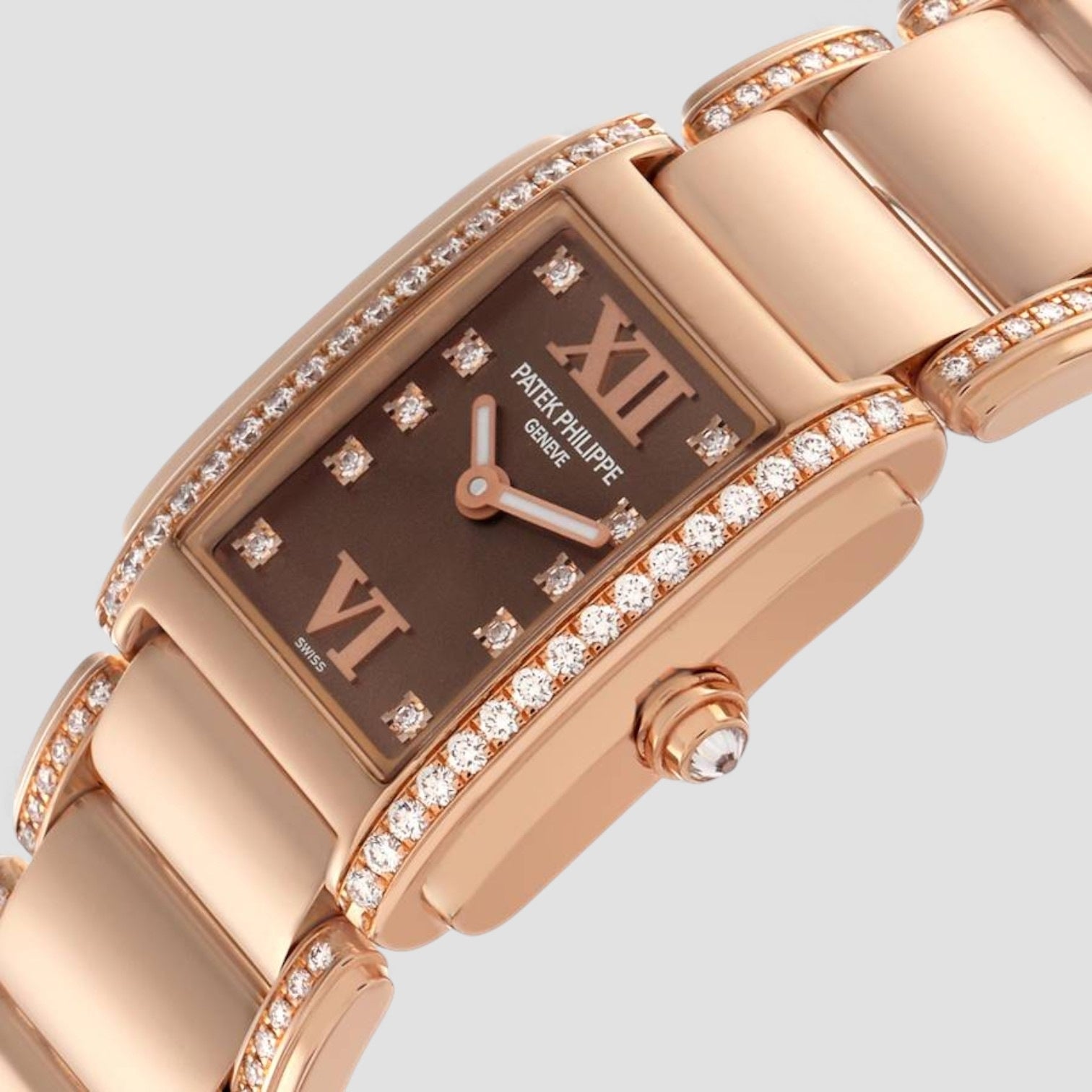 Twenty-4 Rose Gold Diamond Ladies Watch
